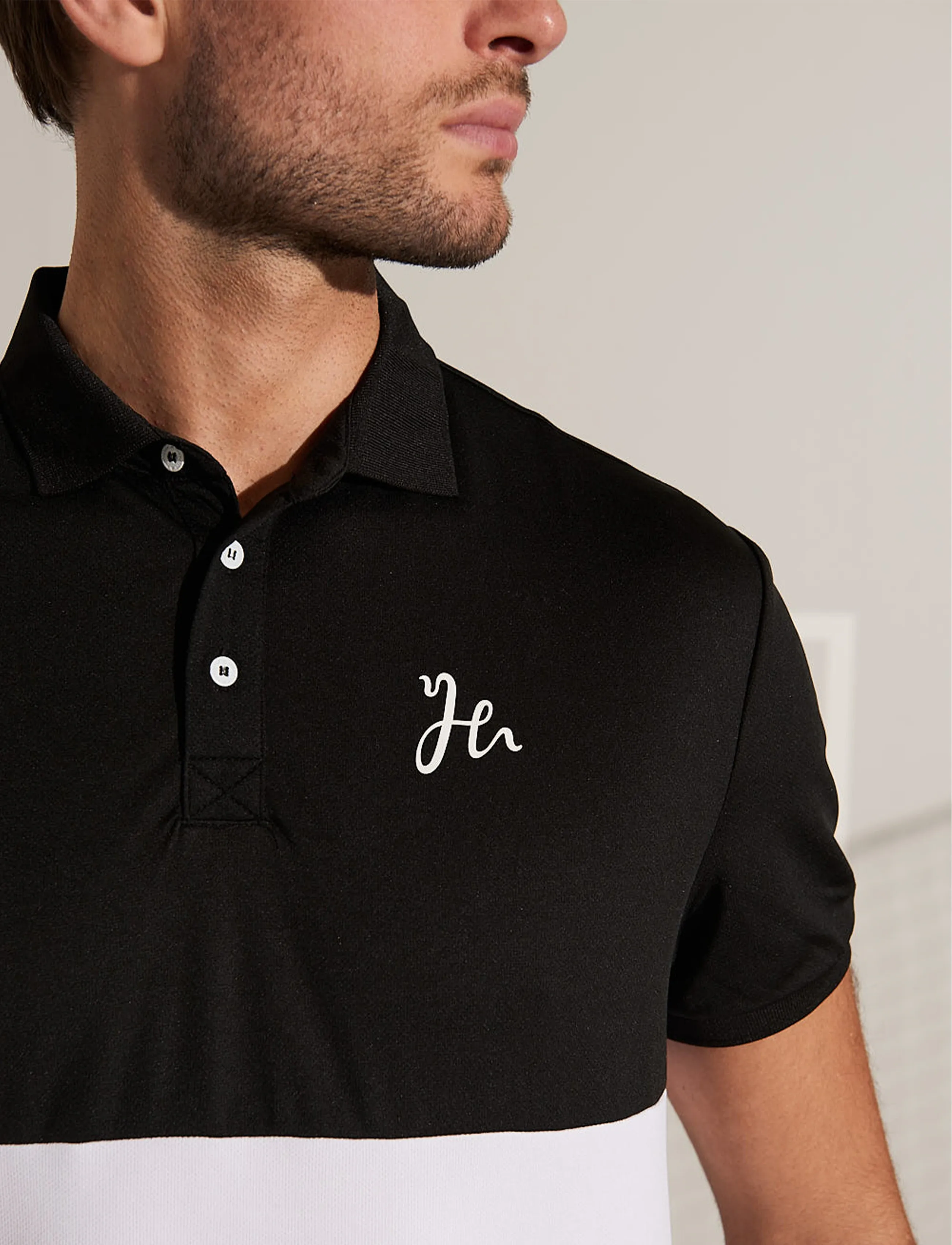 Humbleton - Pista Polo - kortærmede poloer - black/white - 5
