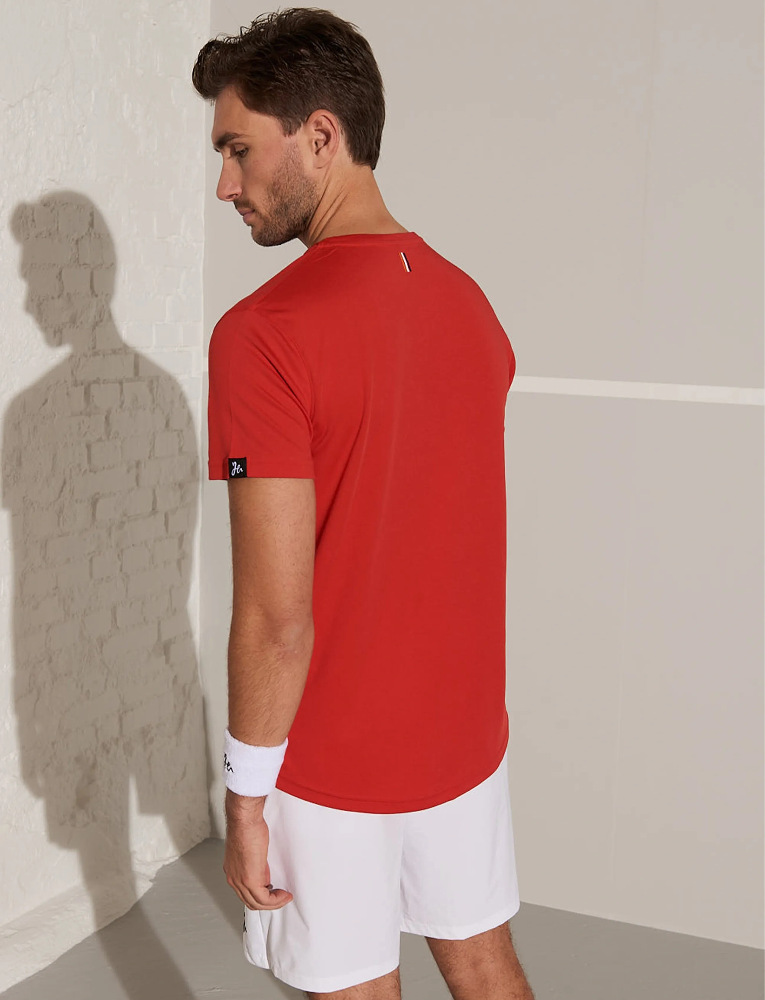 Humbleton - Leroy Performance Tee - kortermede t-skjorter - red - 3