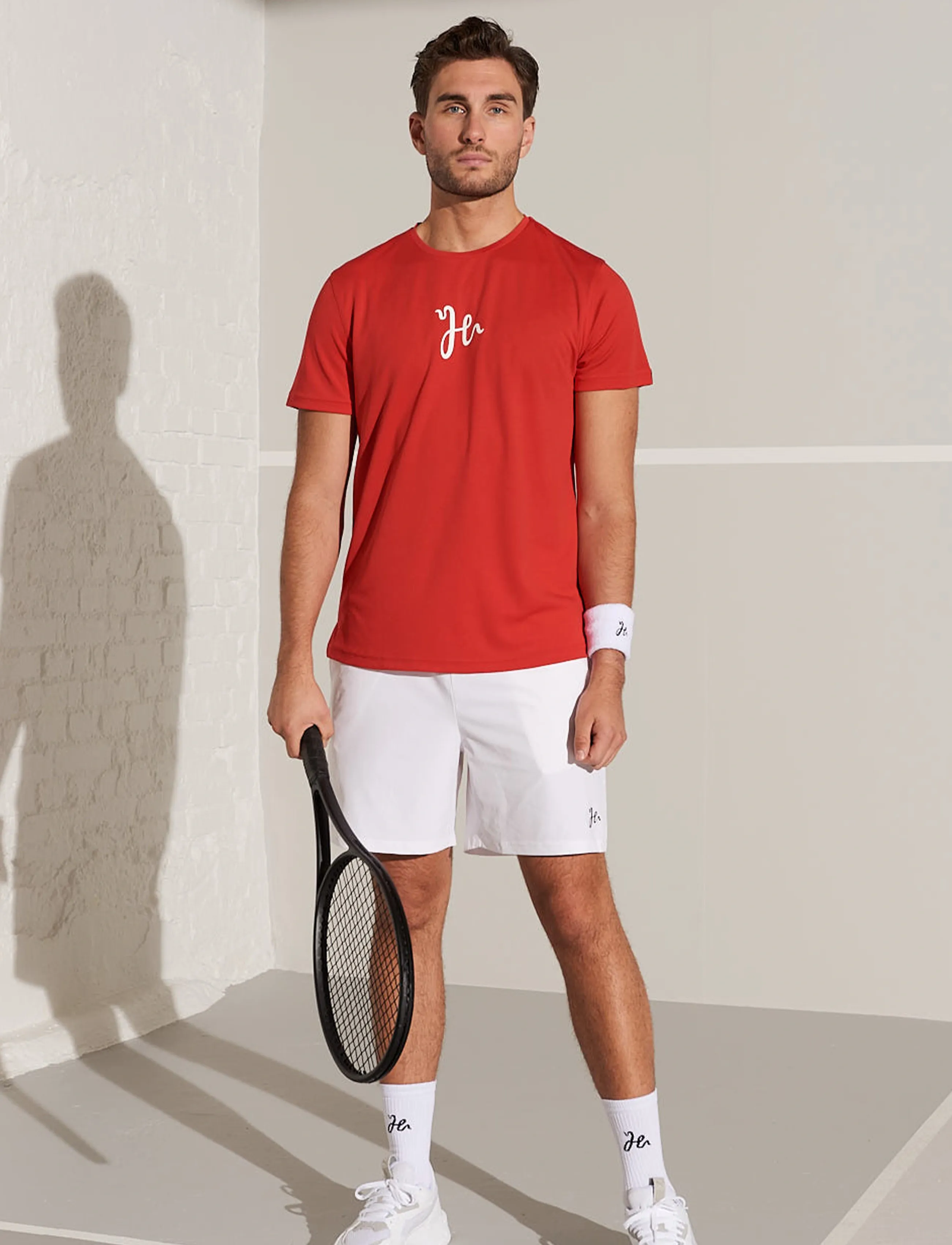 Humbleton - Leroy Performance Tee - kortermede t-skjorter - red - 4