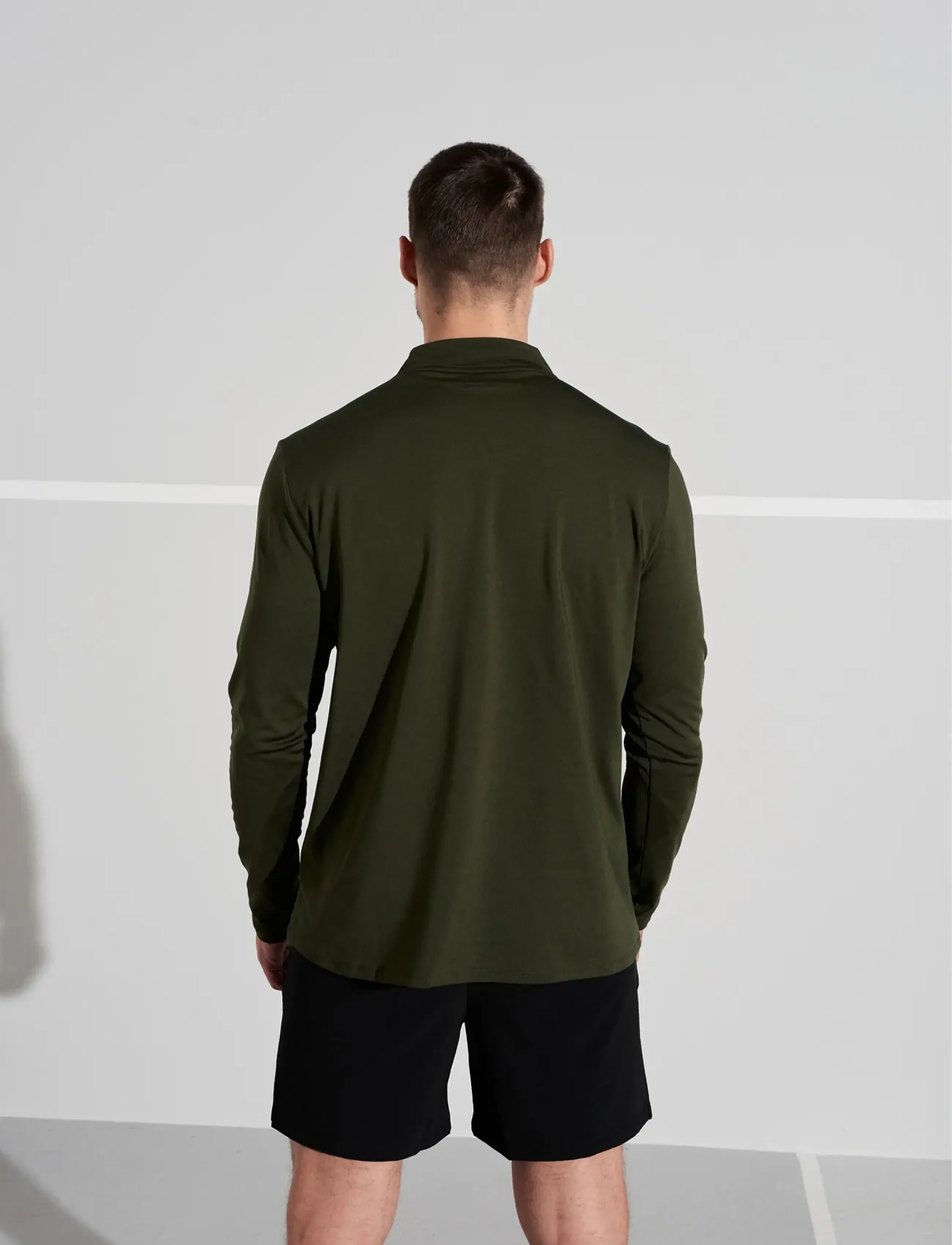 Humbleton - Play Zip - termoundertrøjer - army green - 4