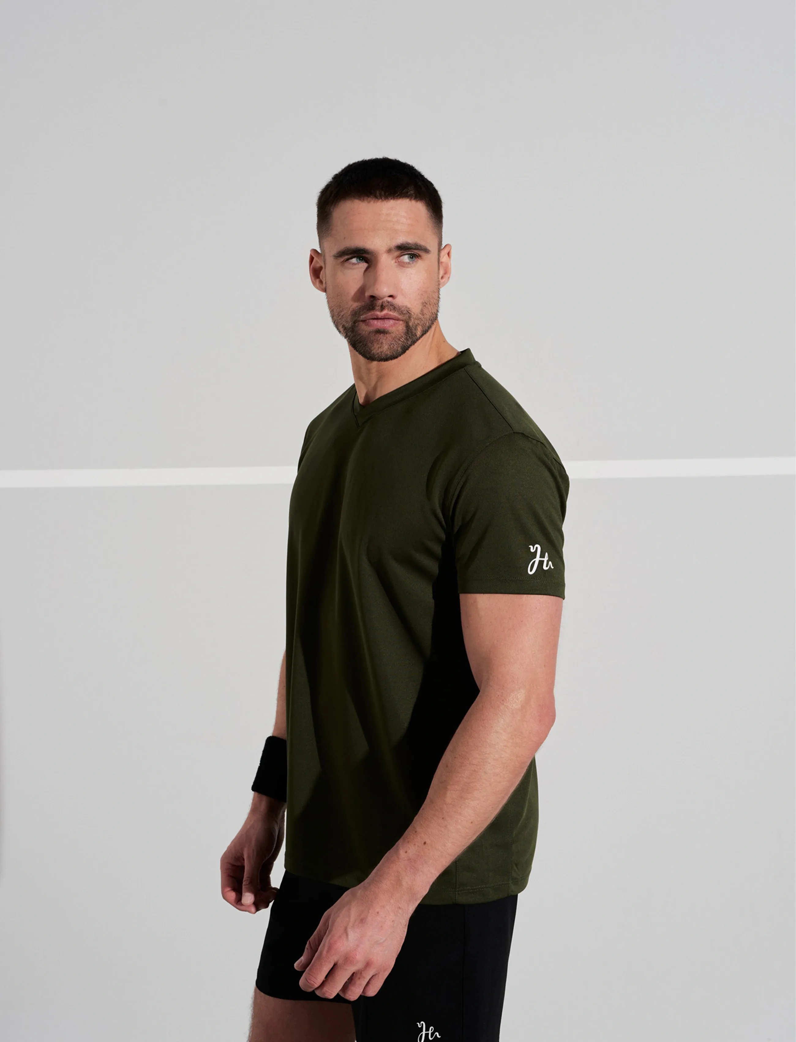 Humbleton - Elliot Tee - kurzärmelige - army green - 3