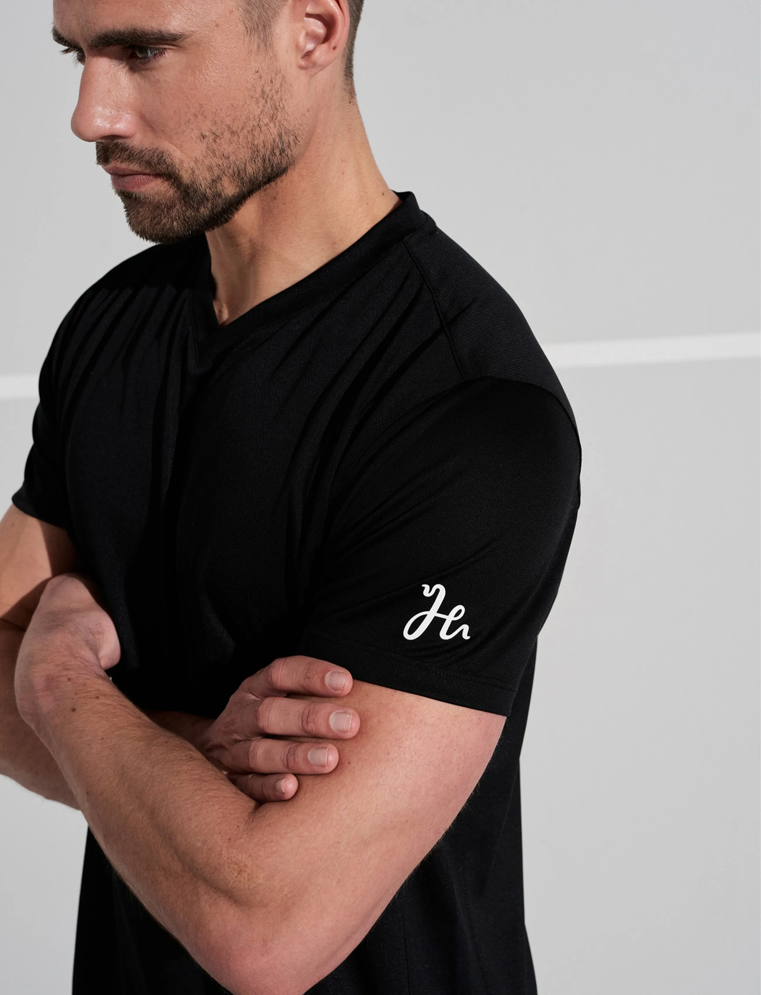 Humbleton - Elliot Tee - t-shirts - black - 4