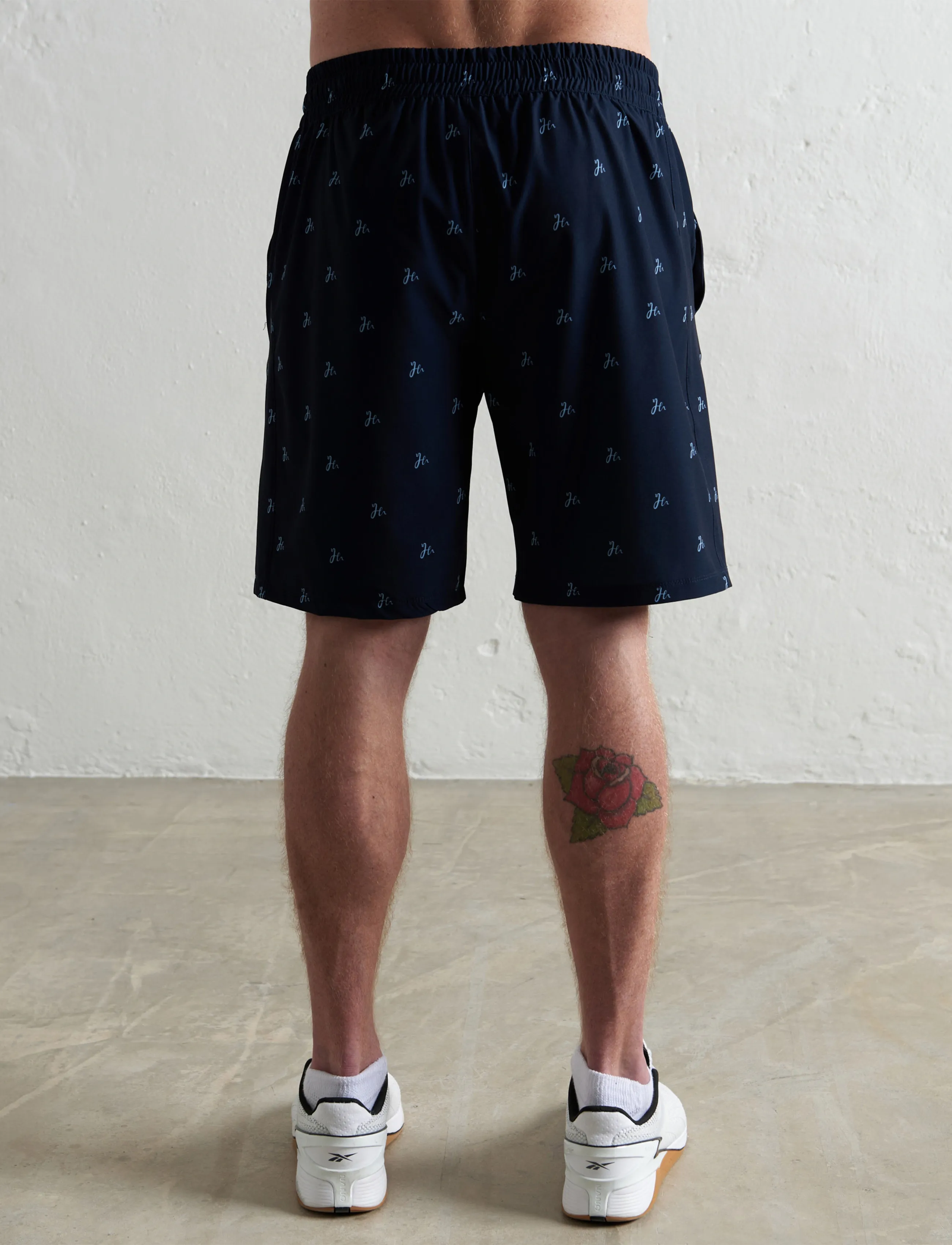 Humbleton - James Preppy Shorts - træningsshorts - signature aop navy - 3