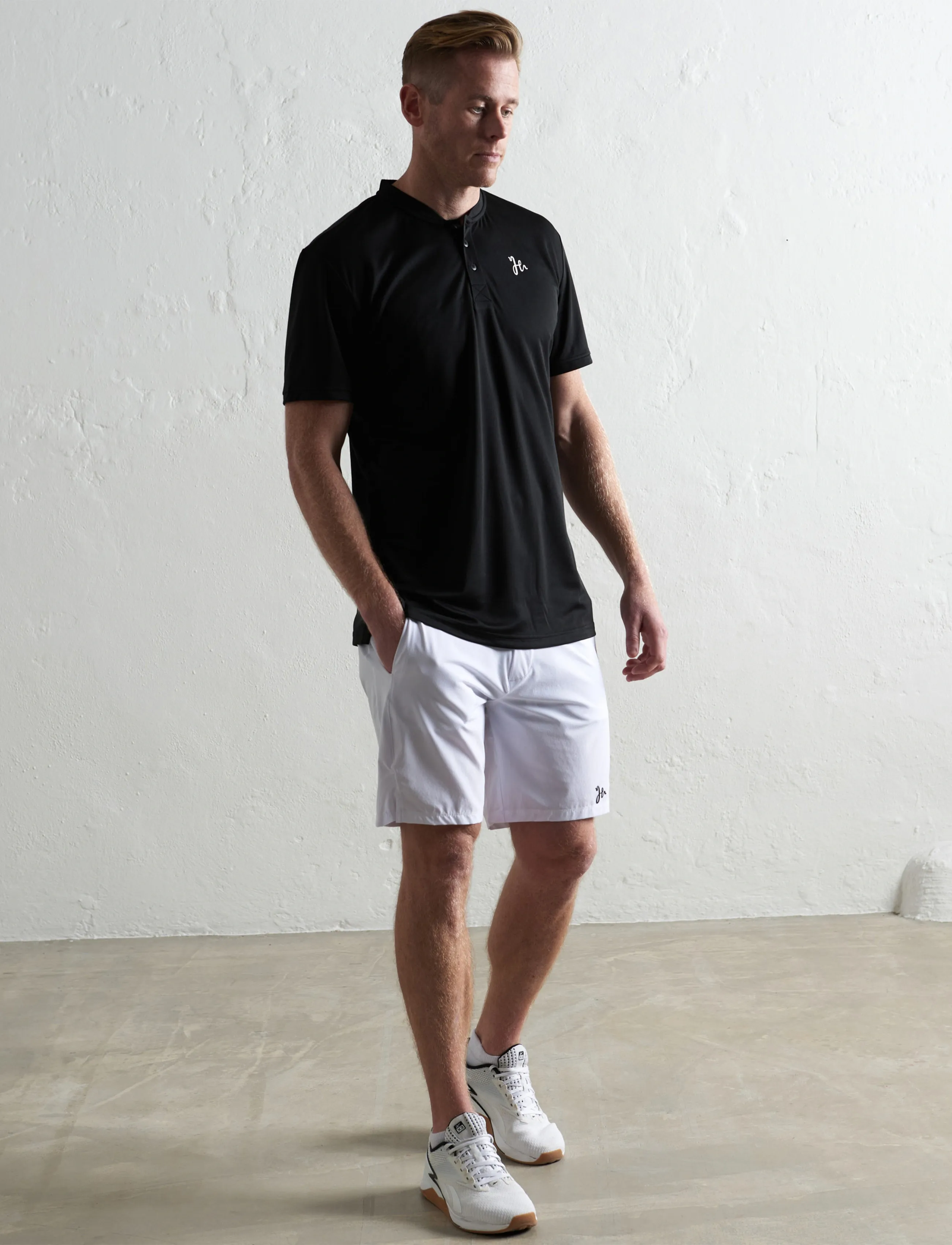 Humbleton - James Preppy Shorts - træningsshorts - white - 4