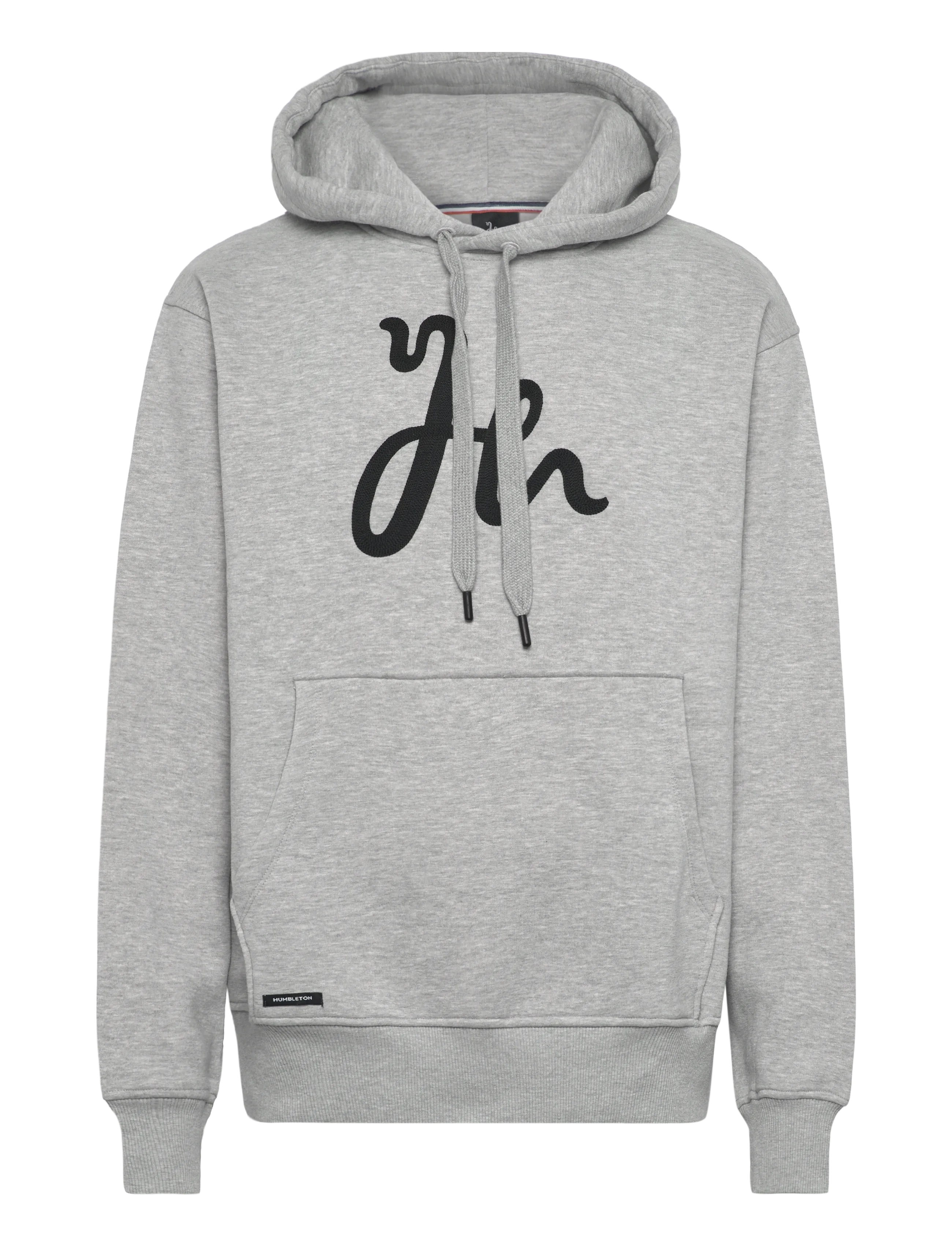 Humbleton Denver H Embroidered Hoodie - Humbleton - GREY MELANGE / grey