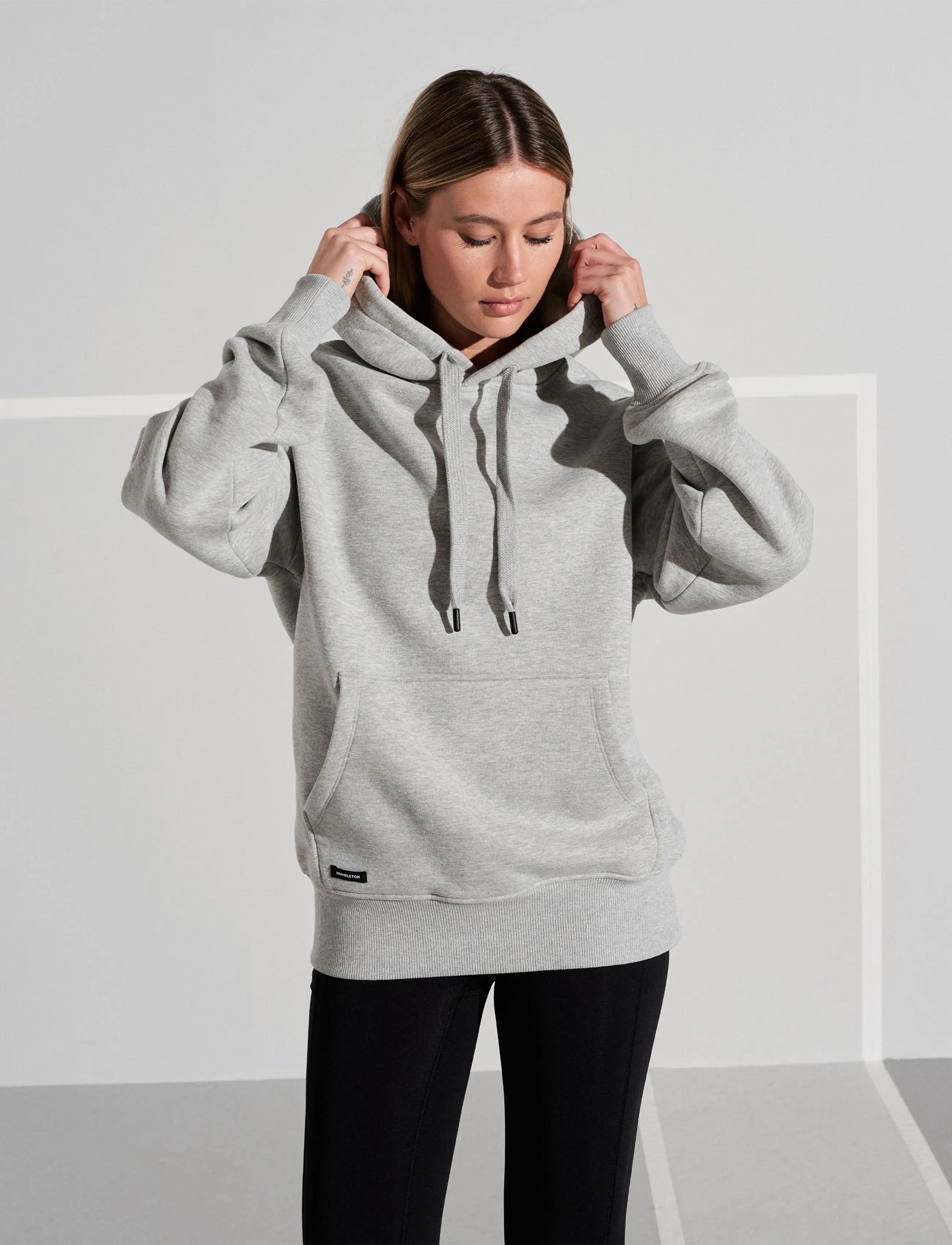 Humbleton - Denver Hoodie - hættetrøjer - grey melange - 3