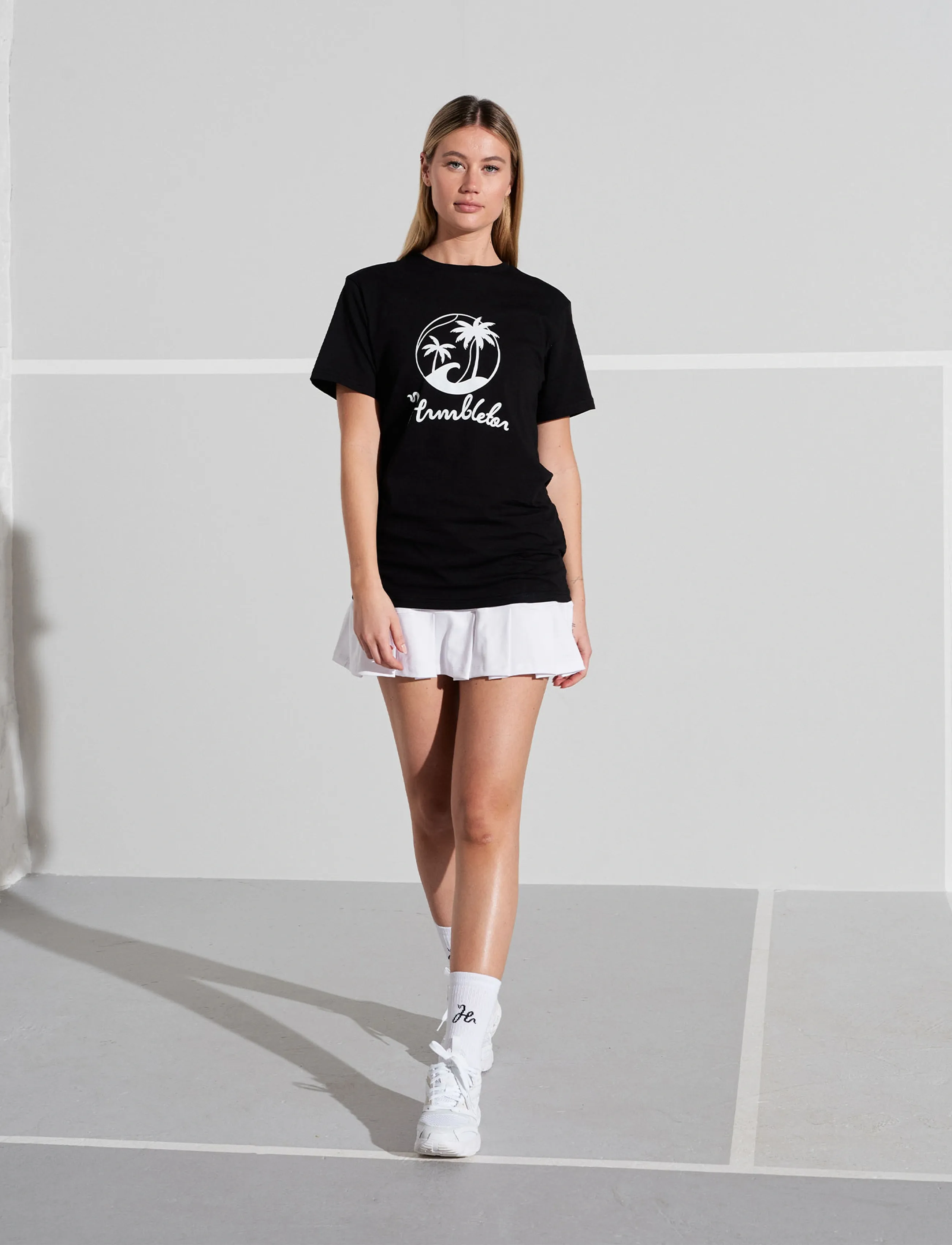 Humbleton - Palms T-Shirt - t-shirts - black - 0