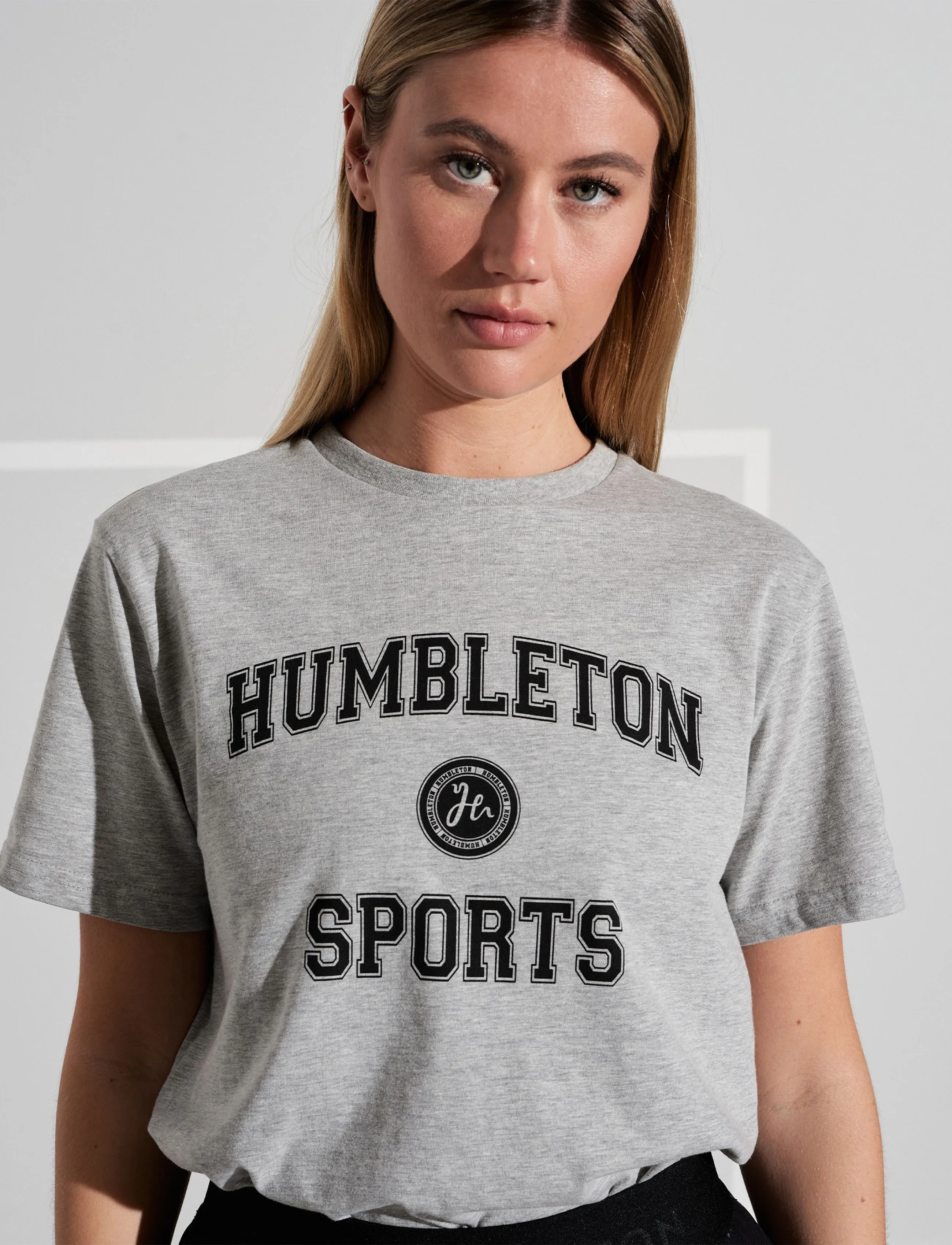 Humbleton - Ivy Sport T-shirt - laveste priser - grey melange - 3