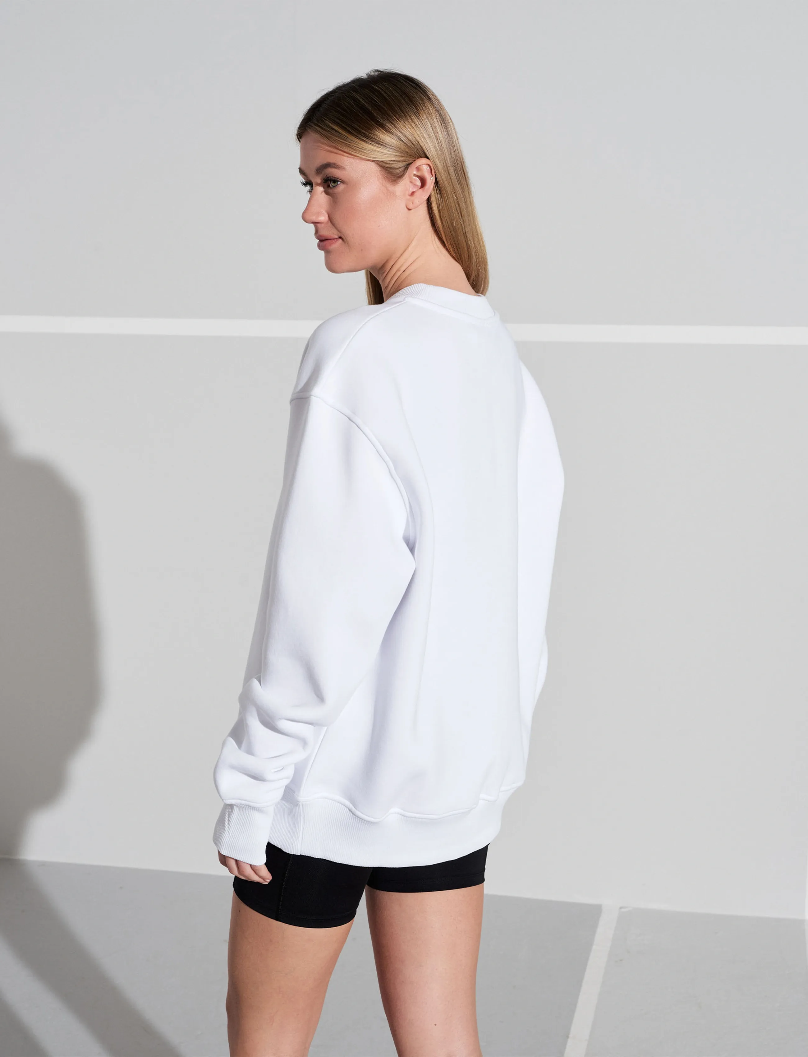 Humbleton - Hayes H Embroidered Sweatshirt - herren - white - 4