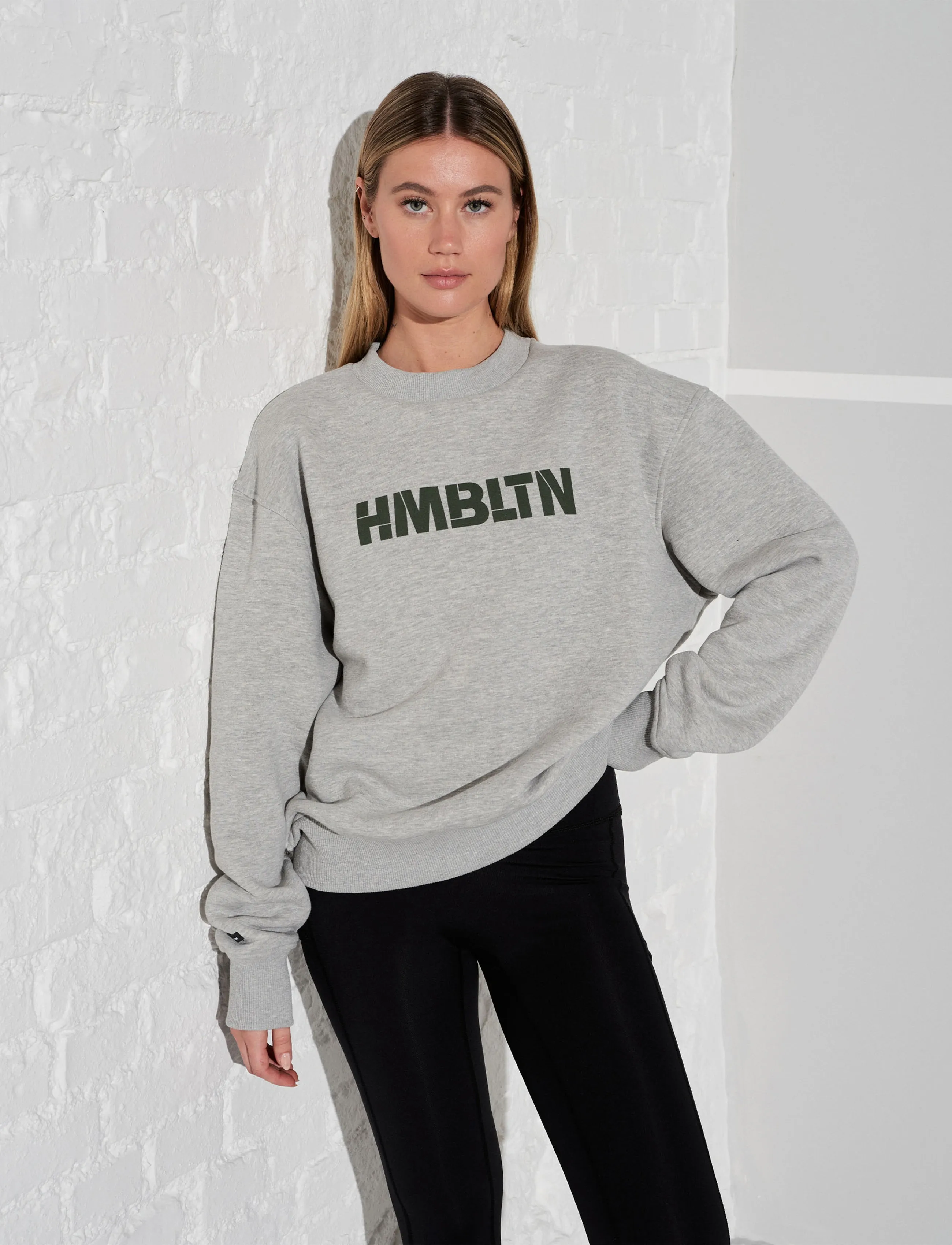Humbleton - Hayes HMBLTN Sweatshirt - mænd - grey melange - 0