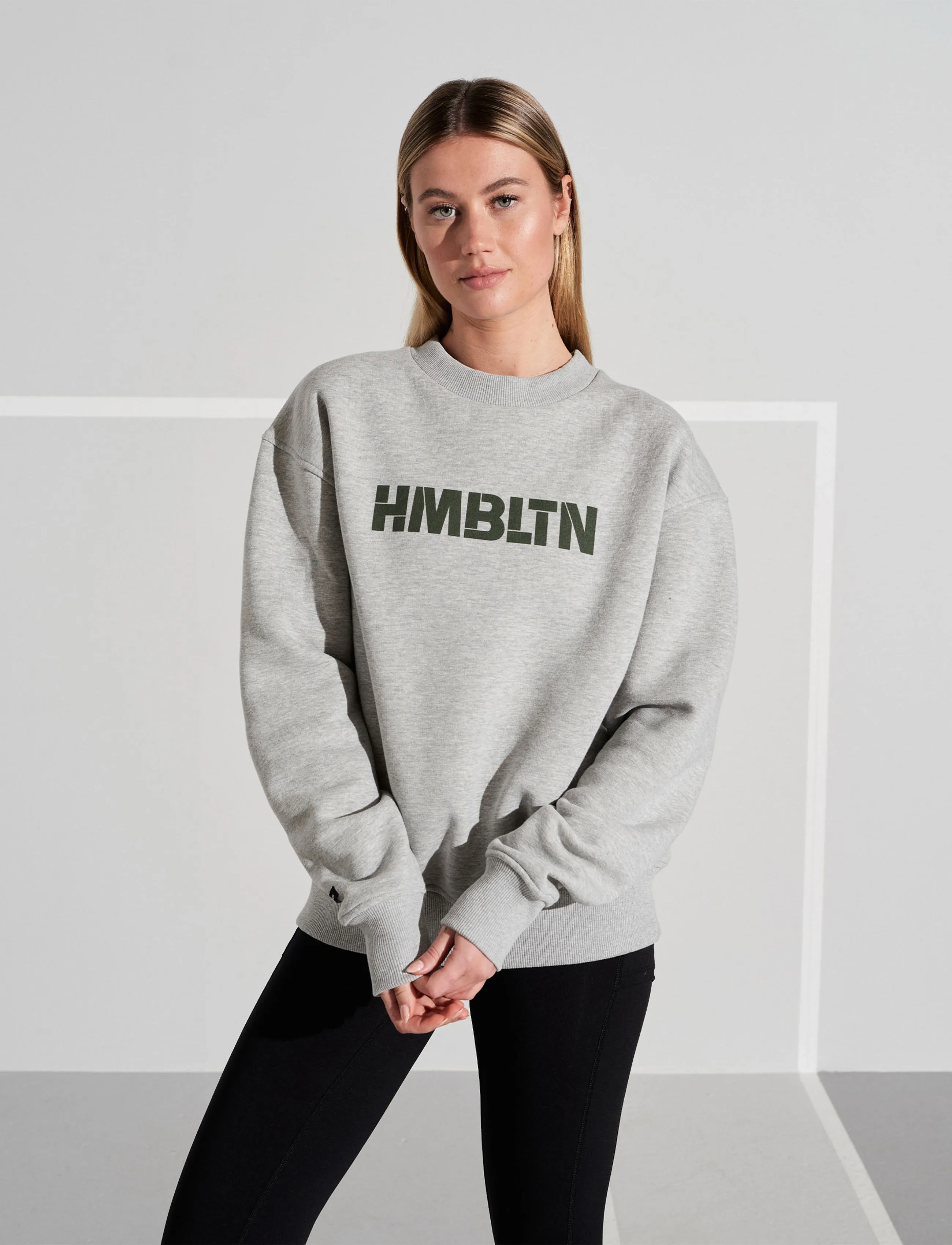 Humbleton - Hayes HMBLTN Sweatshirt - mænd - grey melange - 5