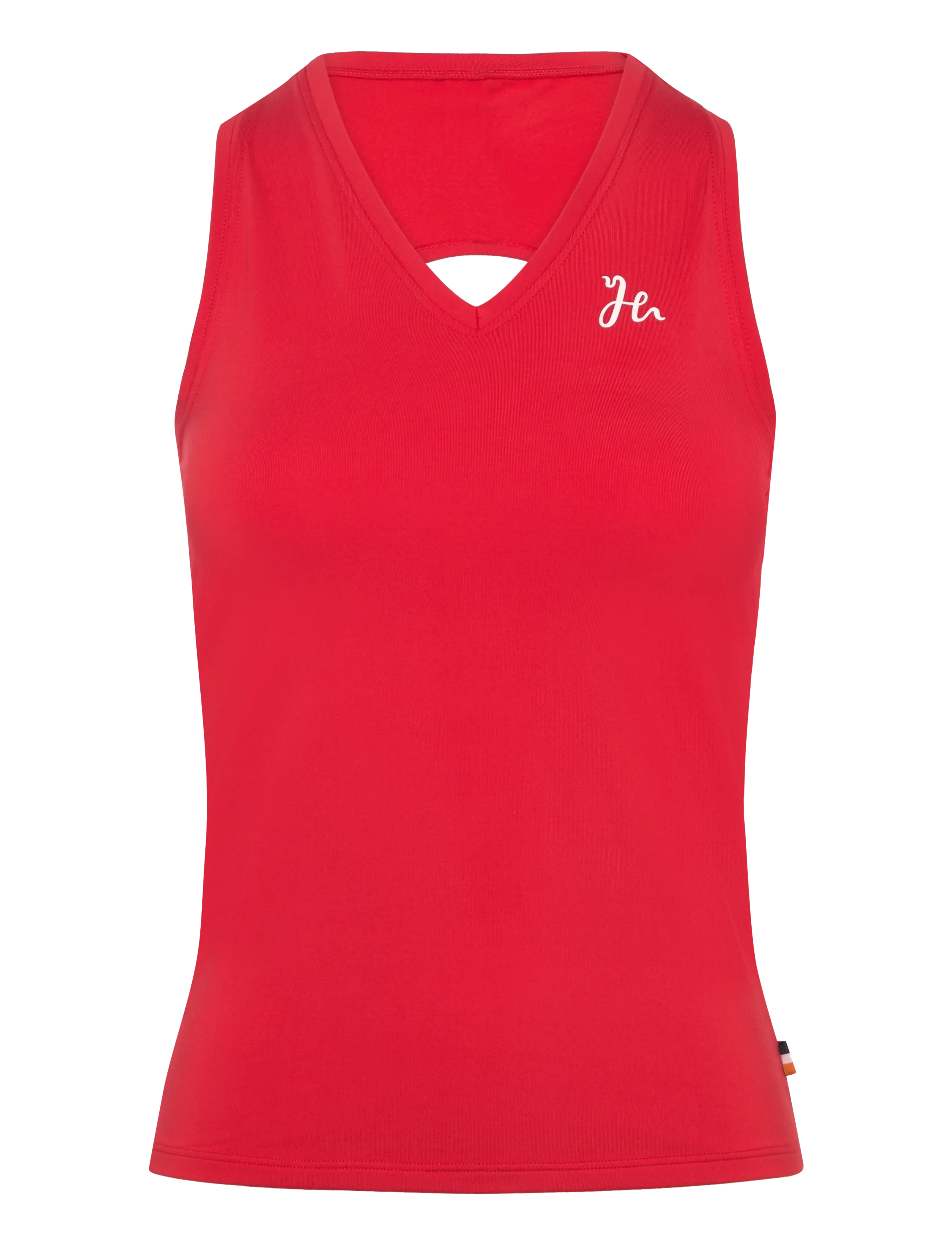 Humbleton Livia V-neck Top - Humbleton - RED / red