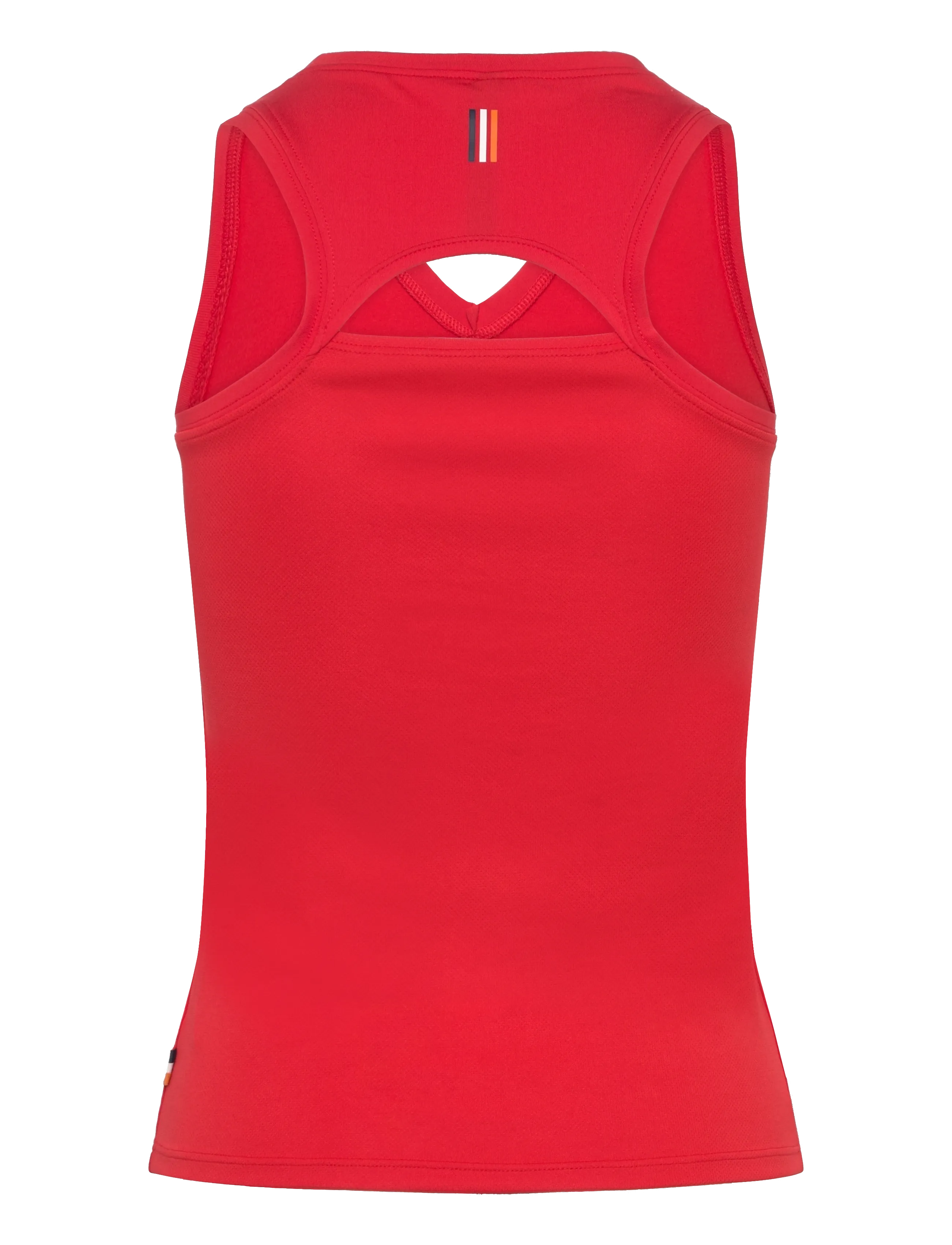 Humbleton - Livia V-neck Top - tank tops - red - 2