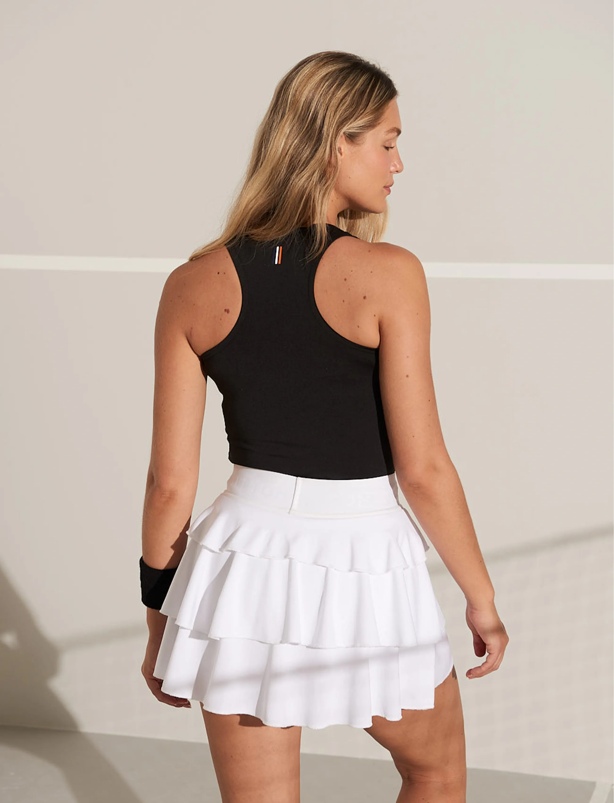 Humbleton - Sienna Frill Skirt - træningsnederdele - white - 3