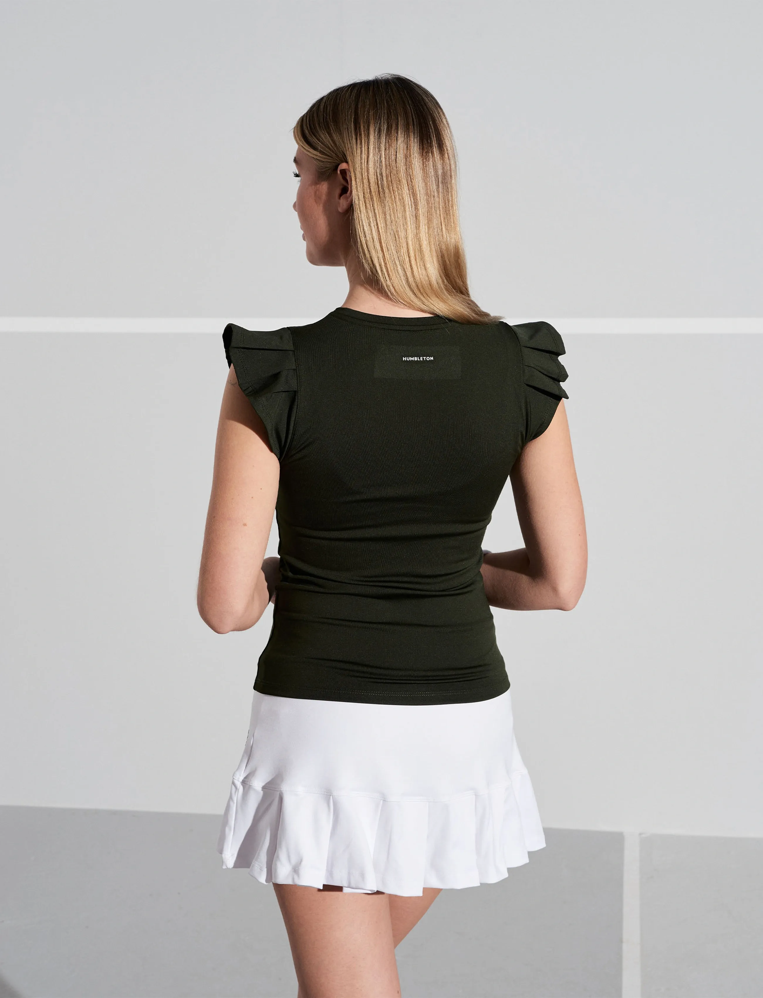 Humbleton - Frill Top - spordisärgid - army green - 4