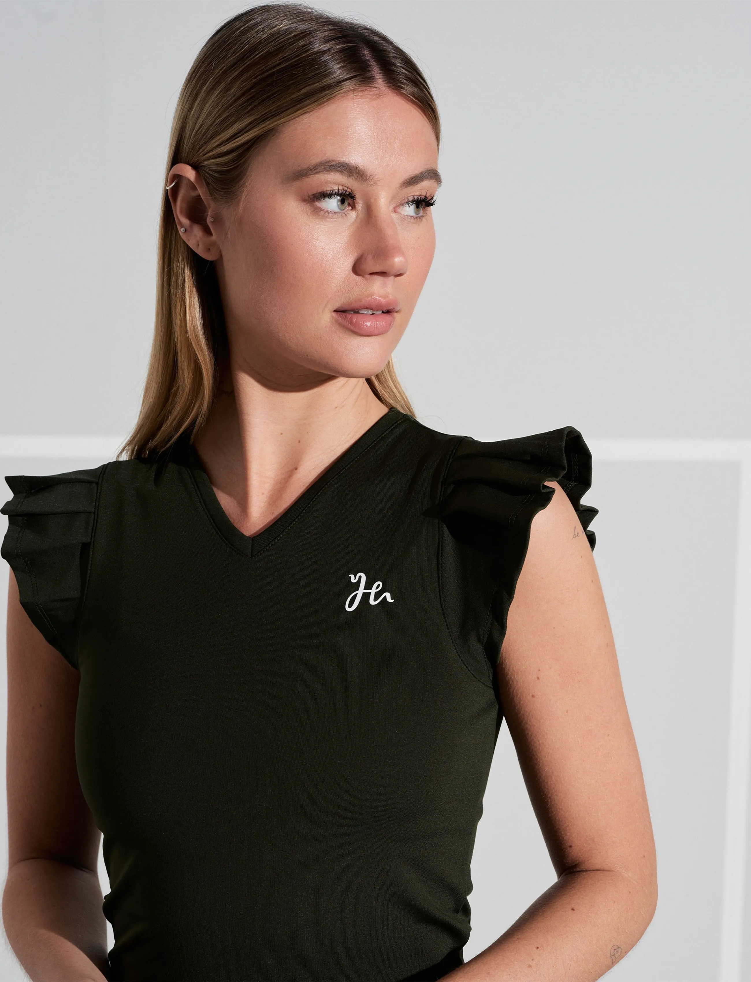 Humbleton - Frill Top - spordisärgid - army green - 5