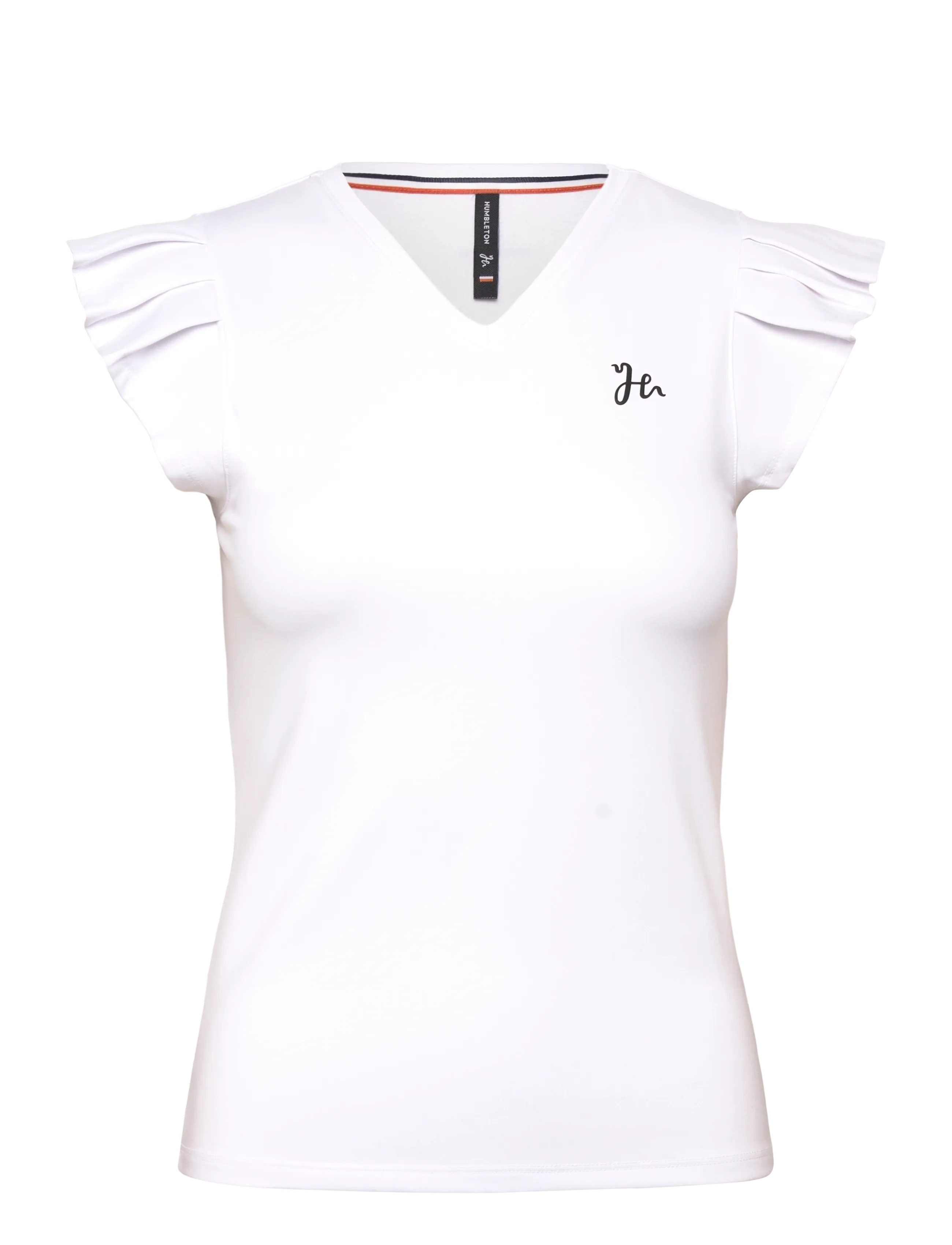 HUMBLETON Frill Oberteil Weiß - S - Damen
