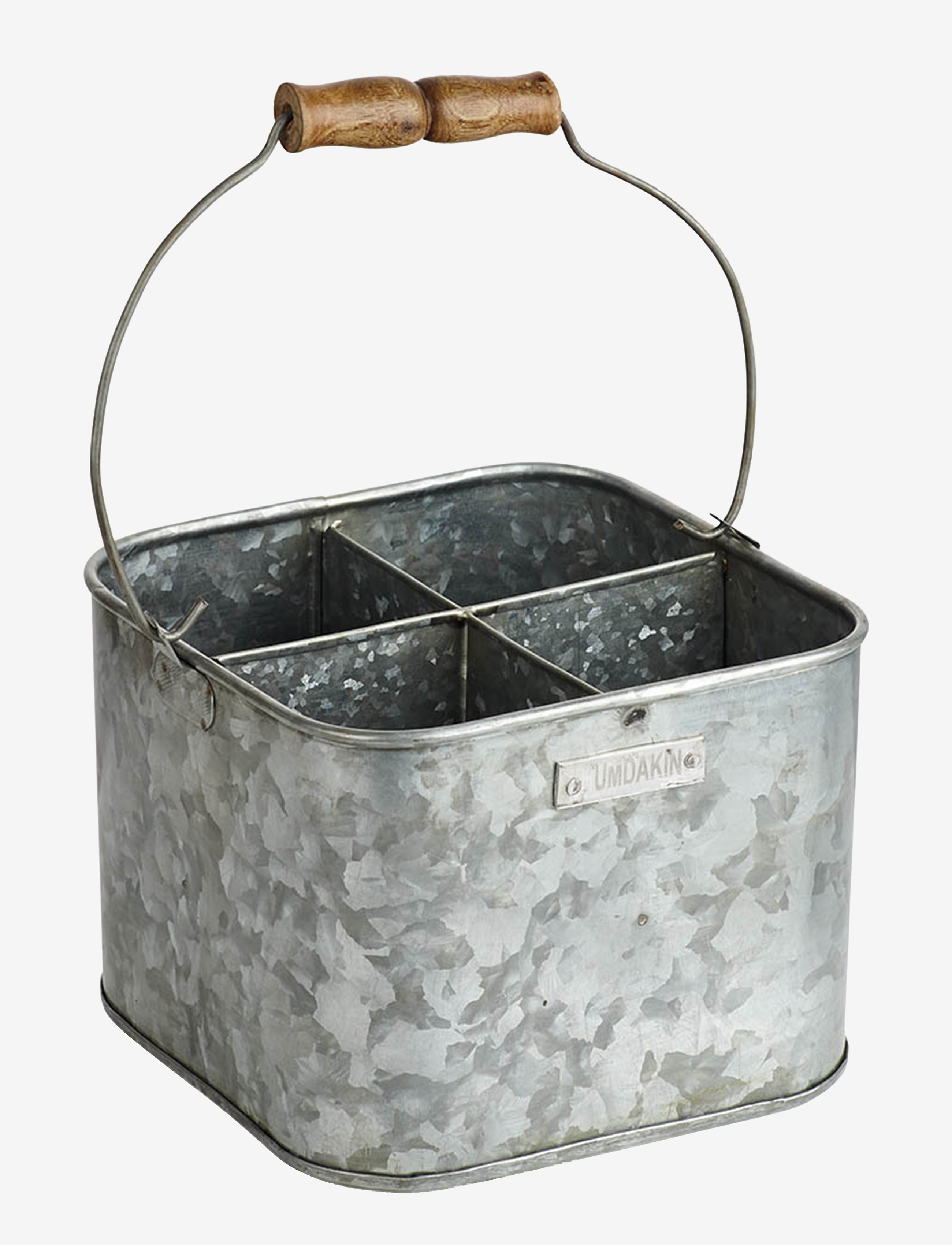 Humdakin Iron Bucket Square, One Size, Silver, Vask Og Rengøring > Rengøring, Unisex