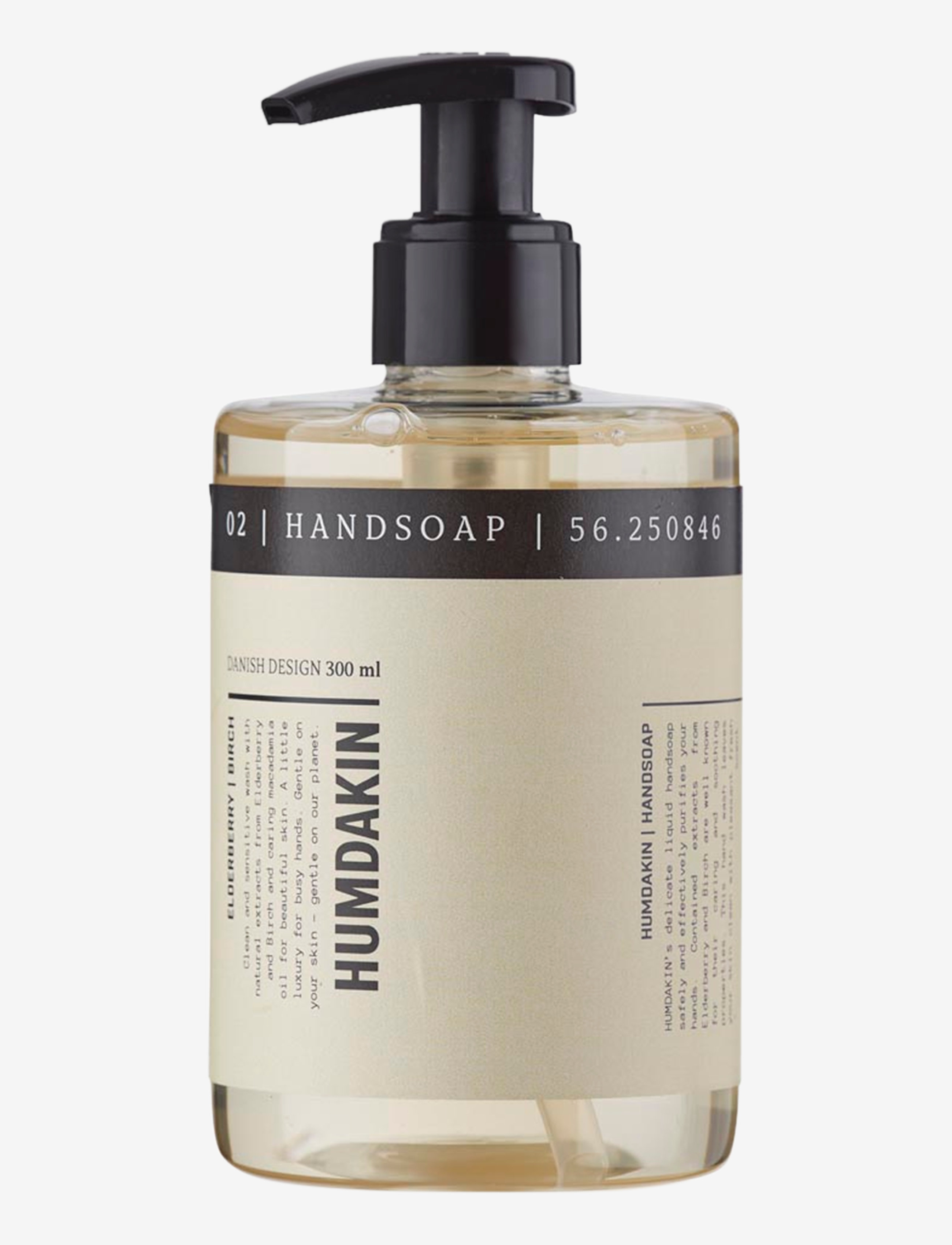 Humdakin 02 Hand Soap Elderberry & Birch, Flydende håndsæbe, Nude, Str: 300 ML