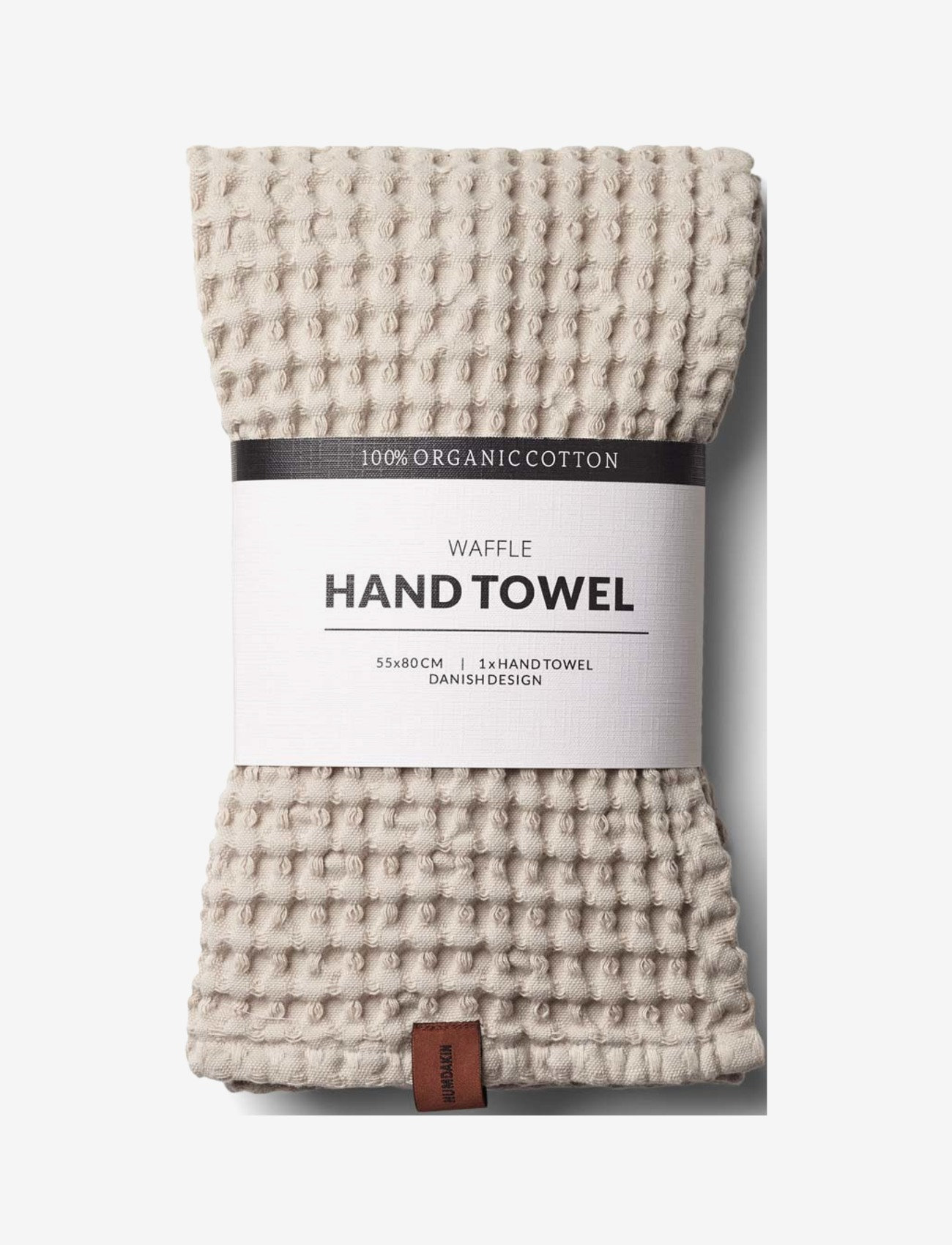 Humdakin - Waffle hand towels - die niedrigsten preise - light stone - 0
