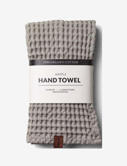 Waffle hand towels - STONE