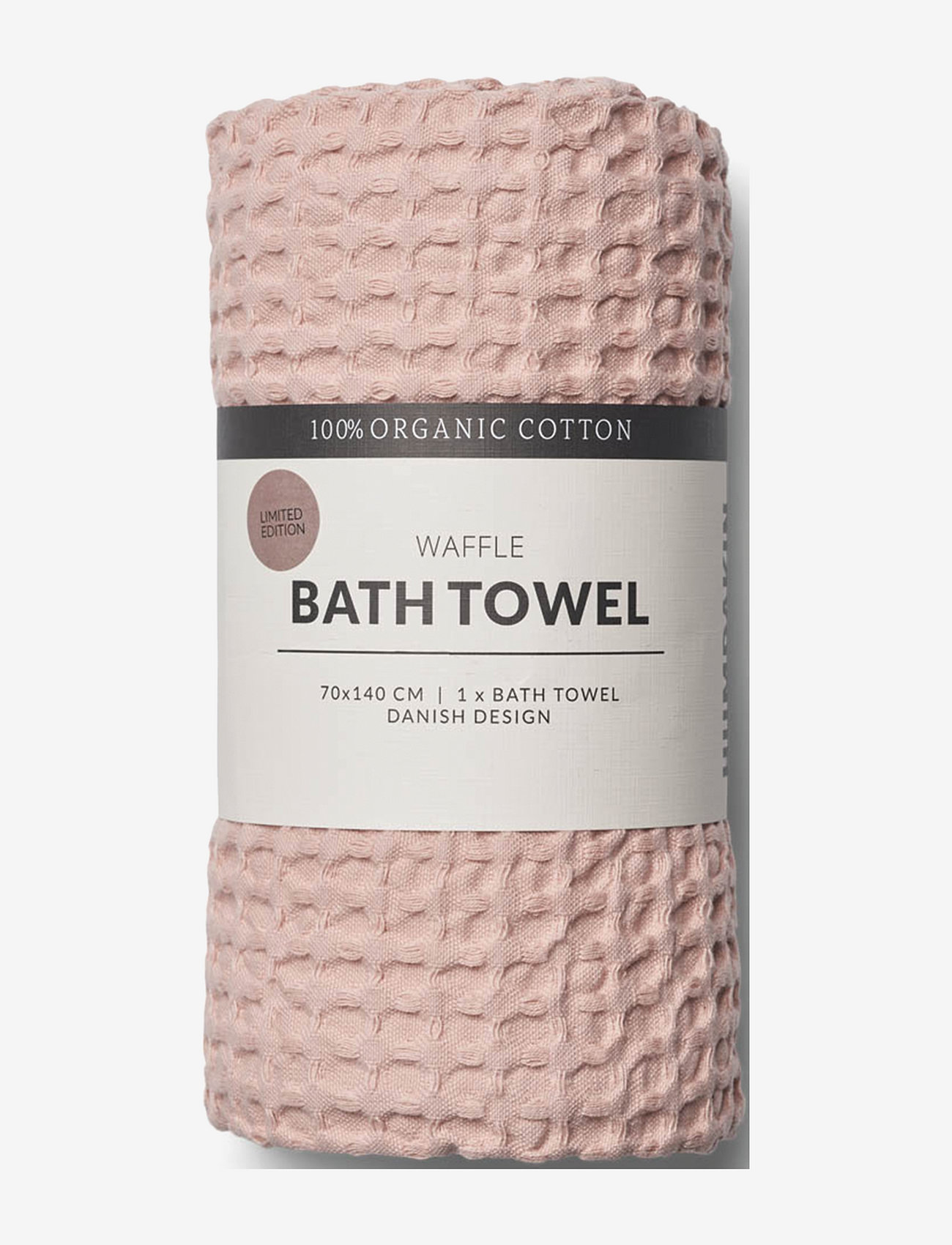 Humdakin - Waffle Bath Towel - saunalinad - blush - 0