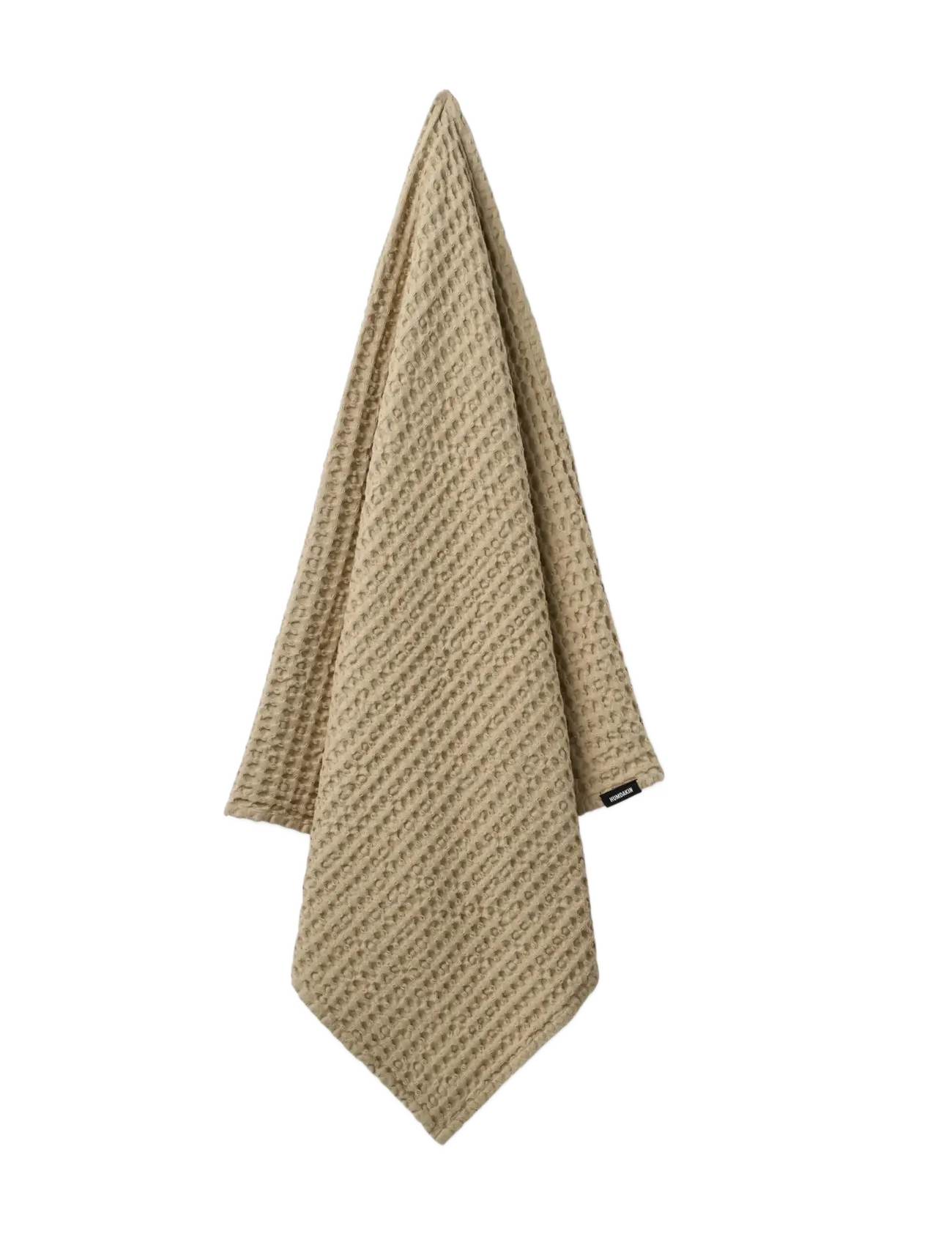 Humdakin Waffle Bath Towel, Bath Håndklæde, Beige, Str: ONE SIZE