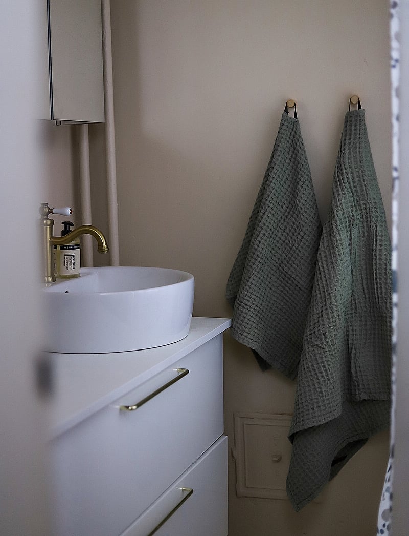 Humdakin - Waffle Bath Towel - saunalinad - oak - 2