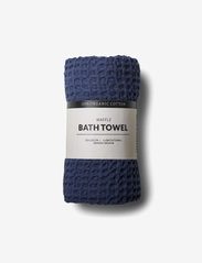 Waffle Bath Towels - SEA BLUE