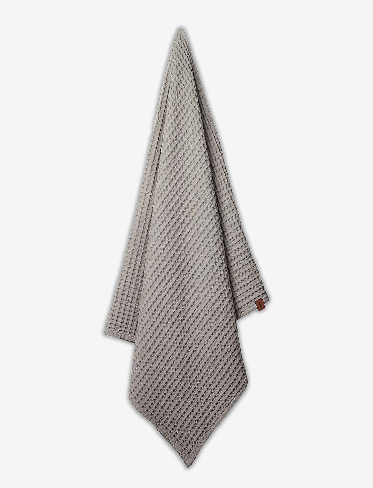 Humdakin - Waffle Bath Towel - badehåndklæder - stone - 1