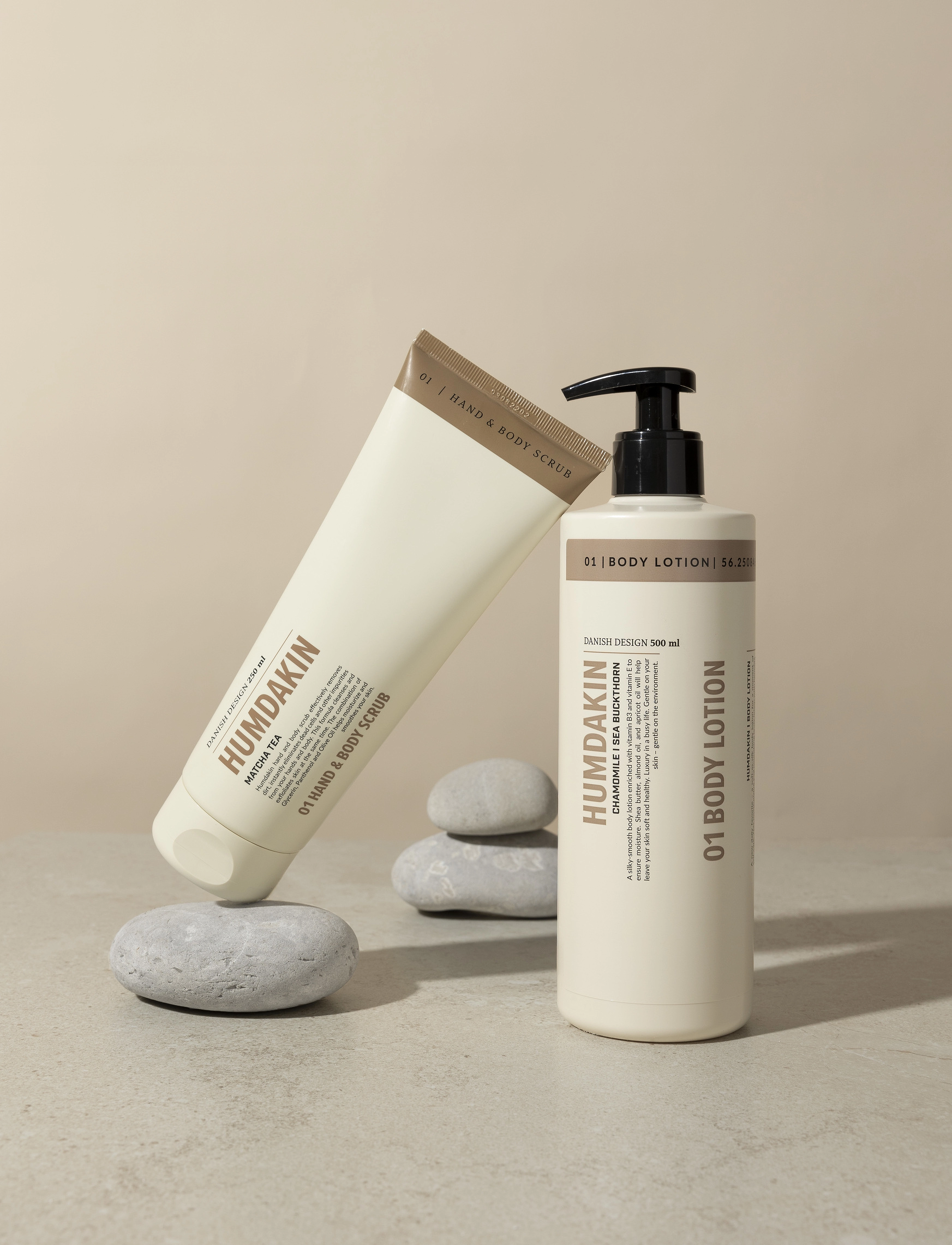 Humdakin - 01 Body Lotion 500 ml. - Chamomile - losjonai ir kremai - natural - 3