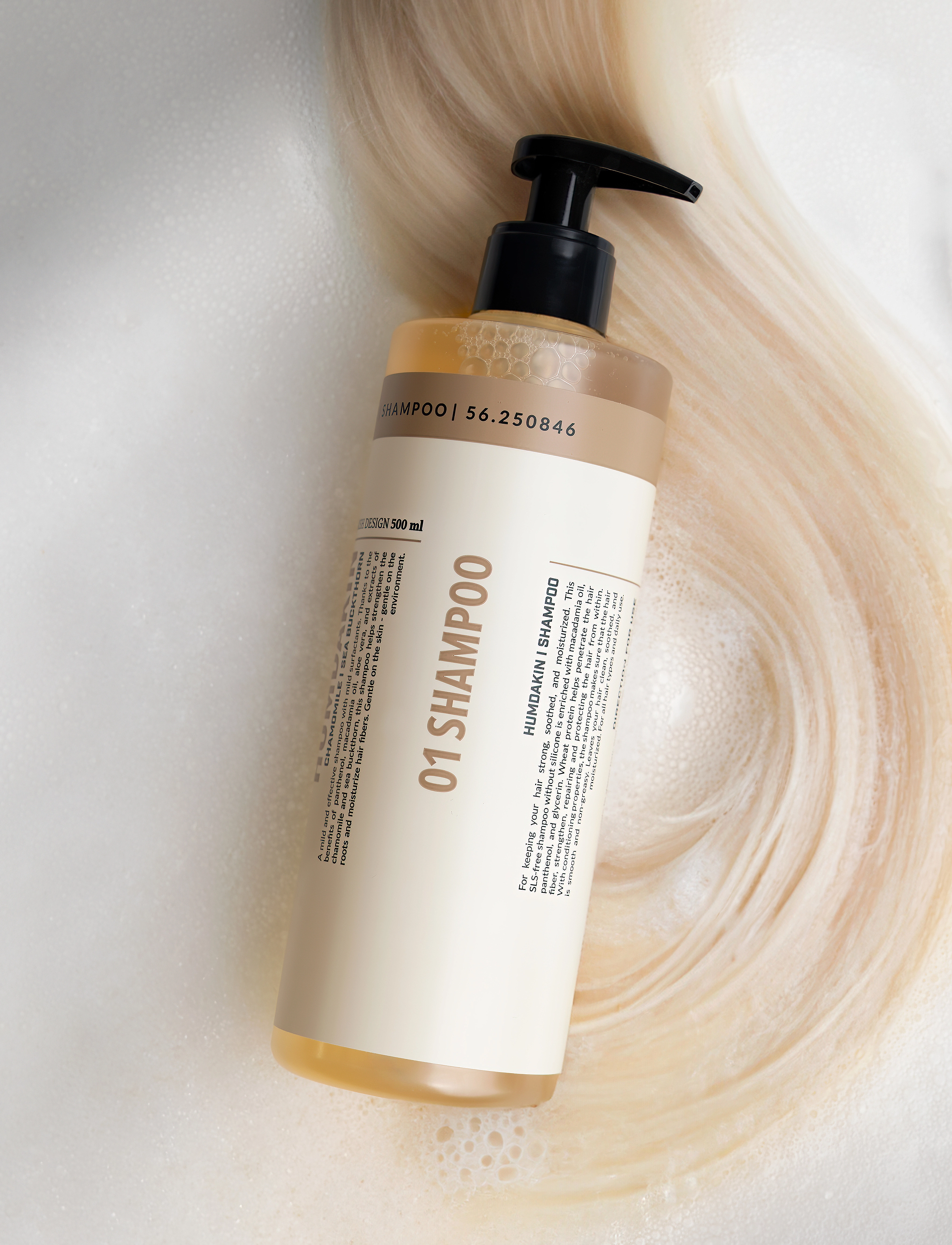 Humdakin - 01 Shampoo 500 ml. - shampoo - natural - 4