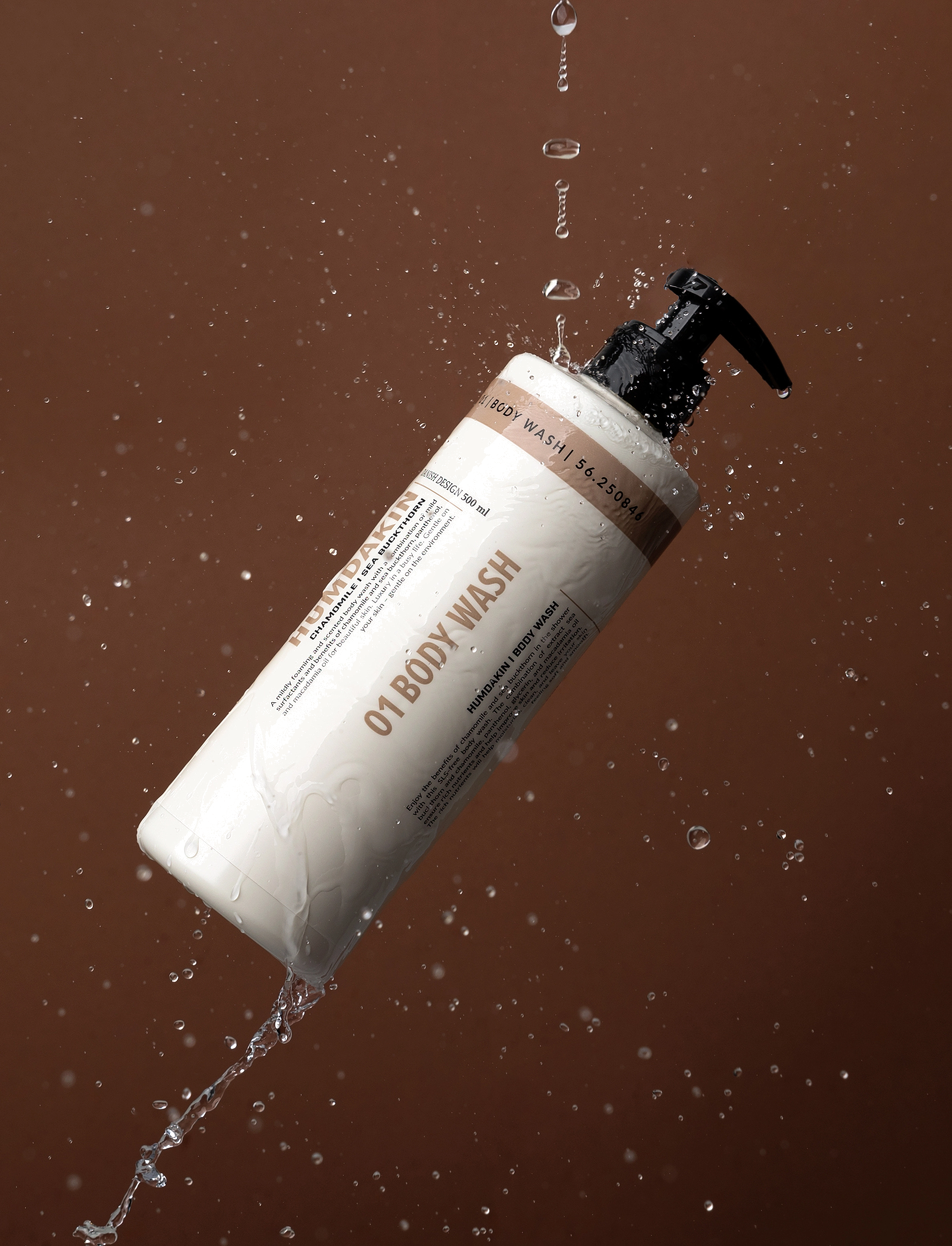 Humdakin - 01 Body Wash 500 ml. - shower gel & oils - natural - 3