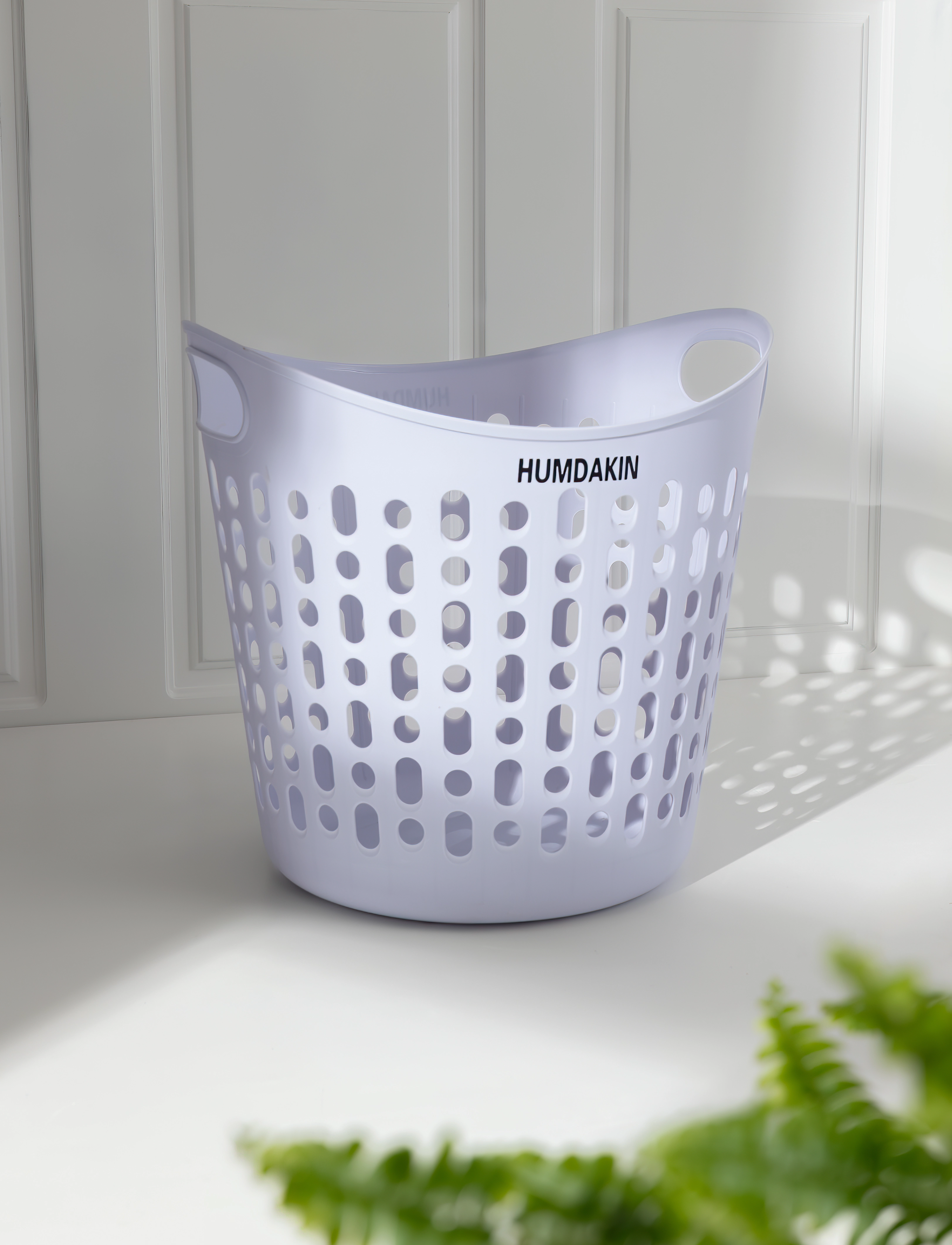 Humdakin Laundry Basket Recyclable Plastic, 40X39X39 cm, Storage, Blau - Baskets, Homeware