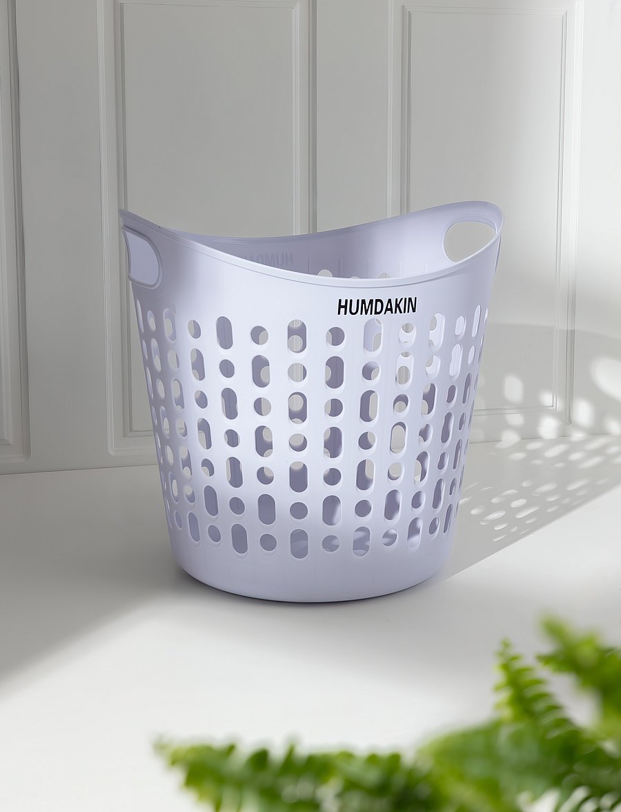 Humdakin - Laundry Basket - Recyclable plastic - pesukorvid - blue glass - 0