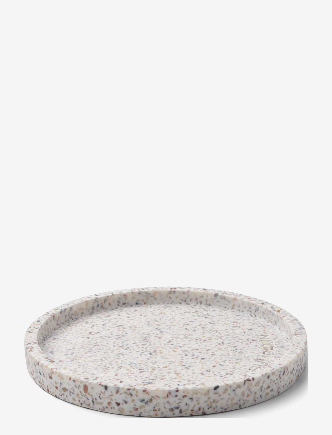 Humdakin - Terrazzo Round Tray - dekoratiivsed vaagnad - natural - 0