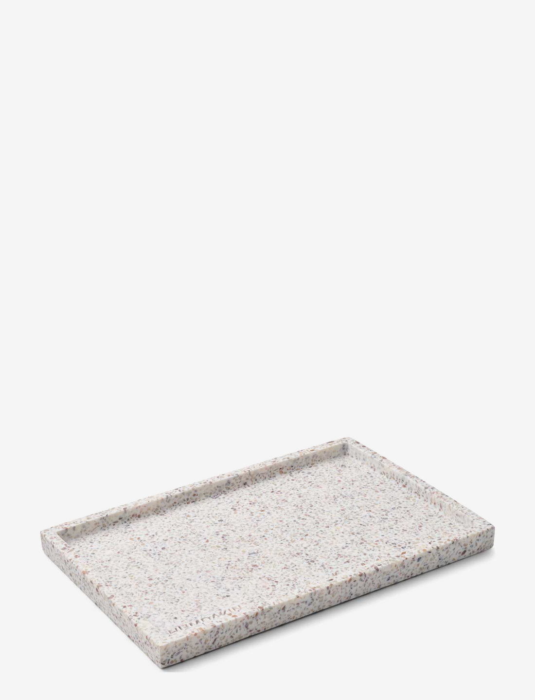 Humdakin - Terrazzo Square Tray - dekoratiivsed vaagnad - natural - 0