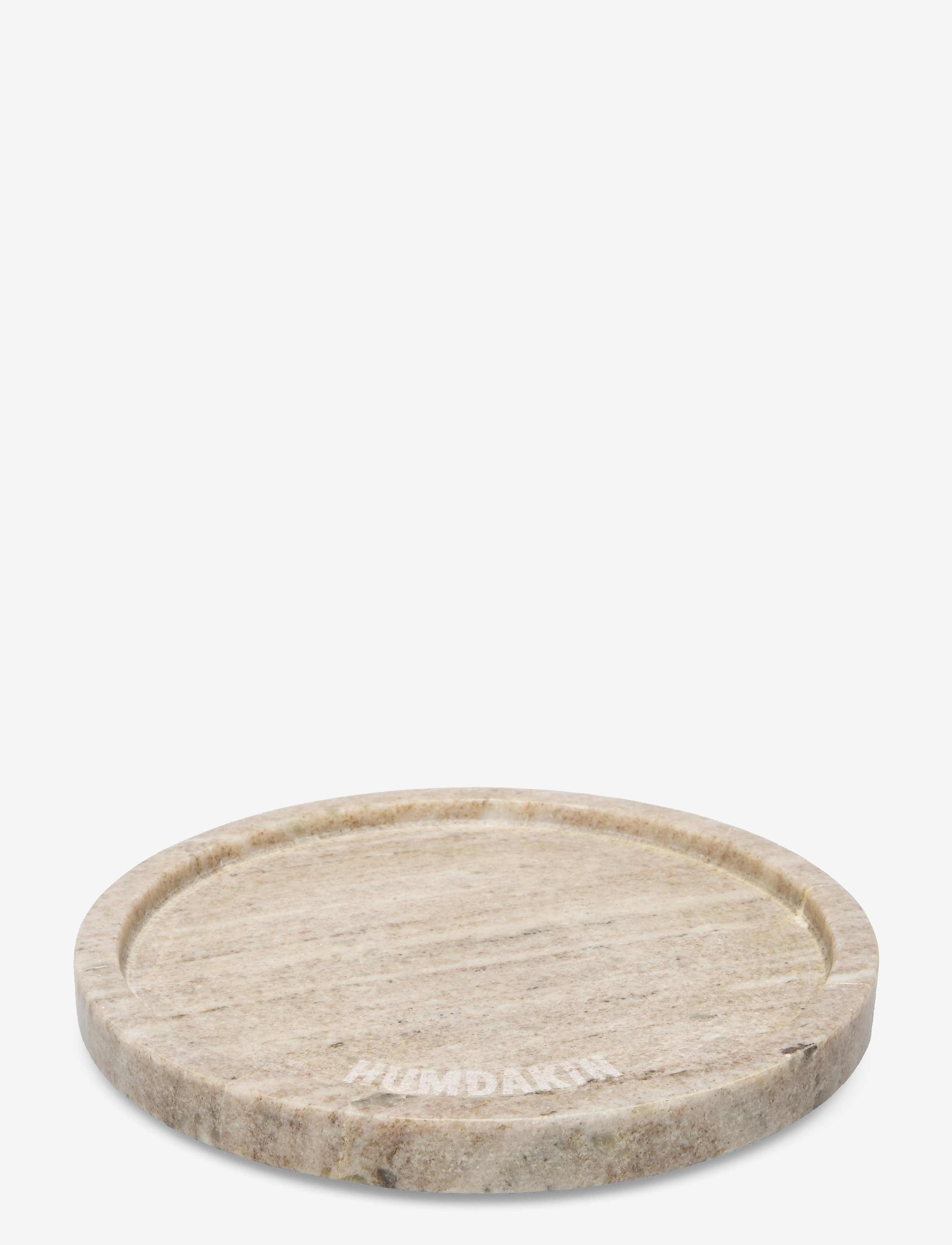 Humdakin Marble Tray Round, One Size, Dining & Table Accessories, Beige - Trays, Homeware