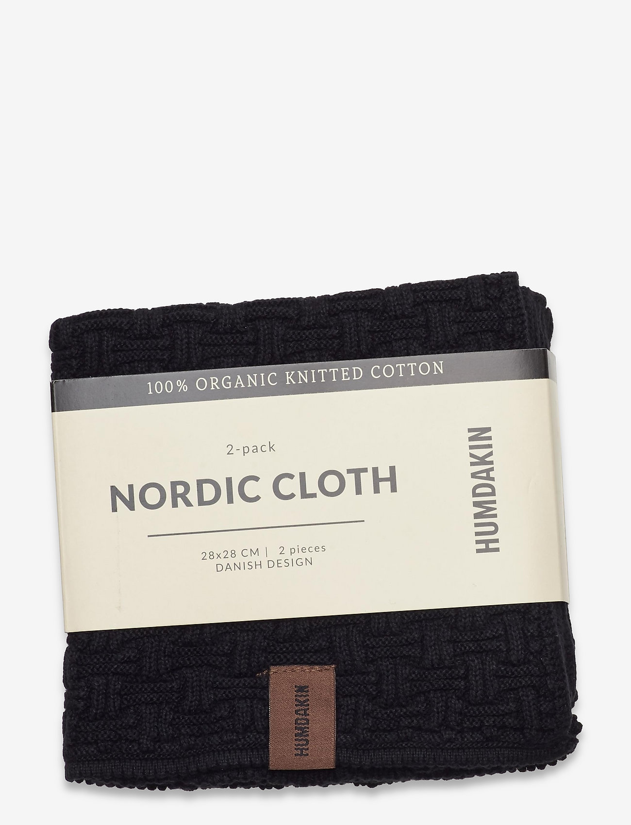 Humdakin - Nordic Cloth 2-pack - doeken en afwasborstel - coal - 0