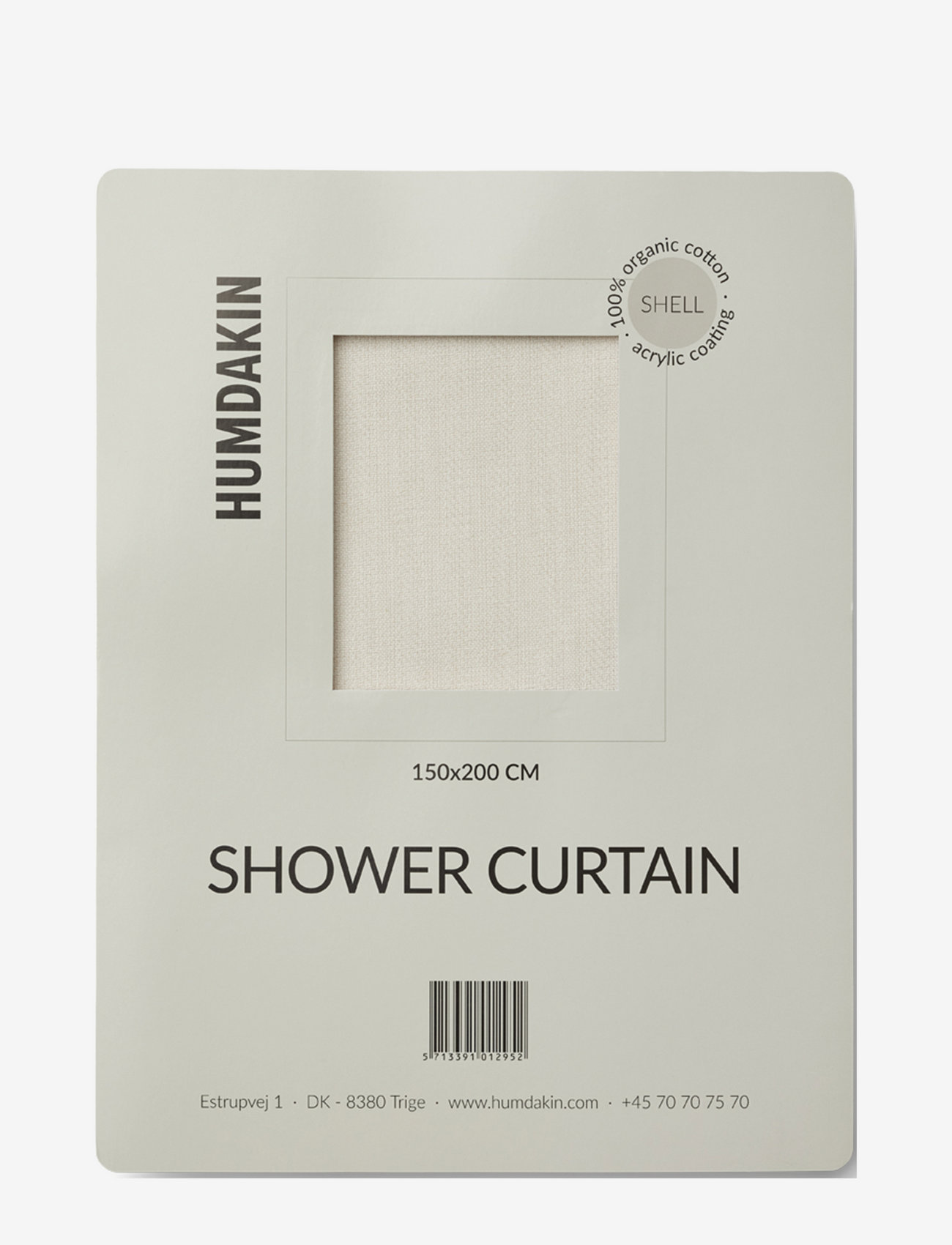 Humdakin - Shower Curtain - duschvorhänge - shell - 1