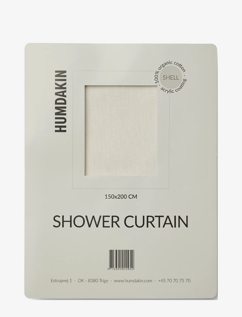 Humdakin - Shower Curtain - zasłony prysznicowe - shell - 1