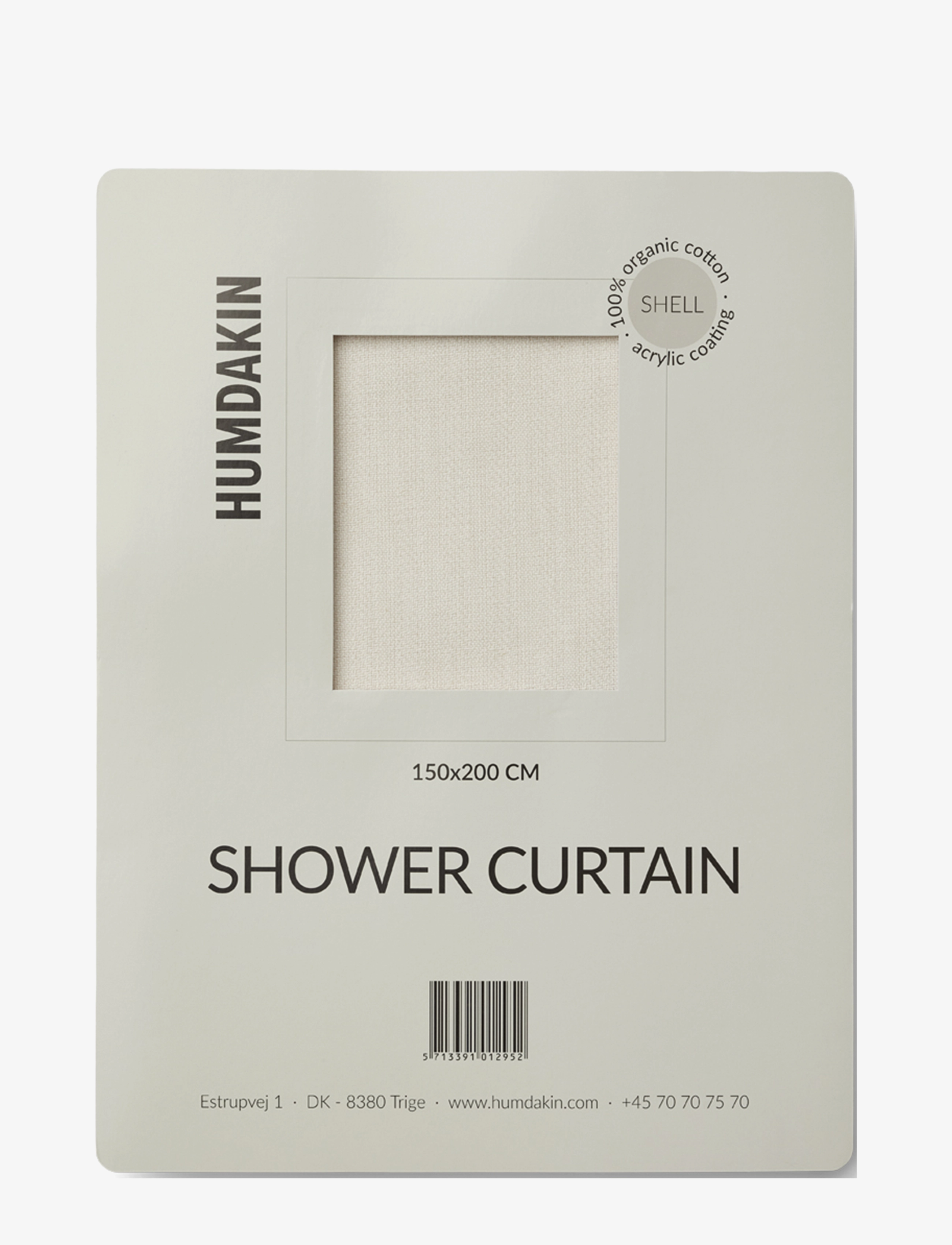 Humdakin - Shower Curtain - duschvorhänge - shell - 1