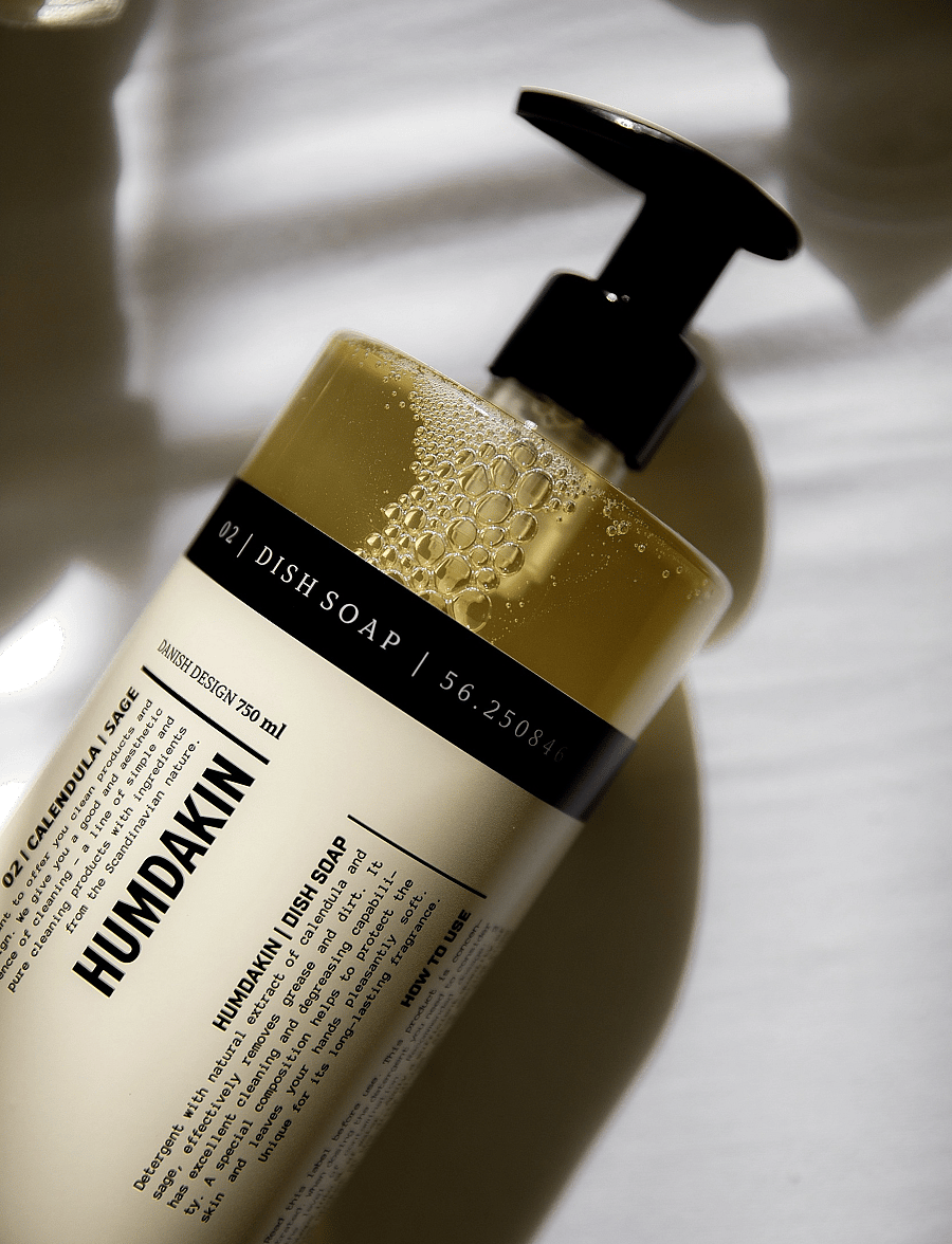Humdakin - 02 Dish Soap - Calendula & Salvia - nõudepesuvedelik ja -seebid - natural - 0