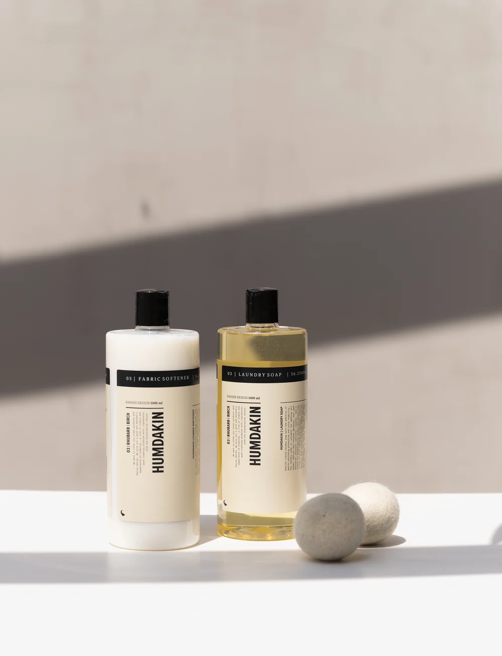 Humdakin - 03 Fabric Softener - Rhubarb & Birc - wäsche - natural - 1