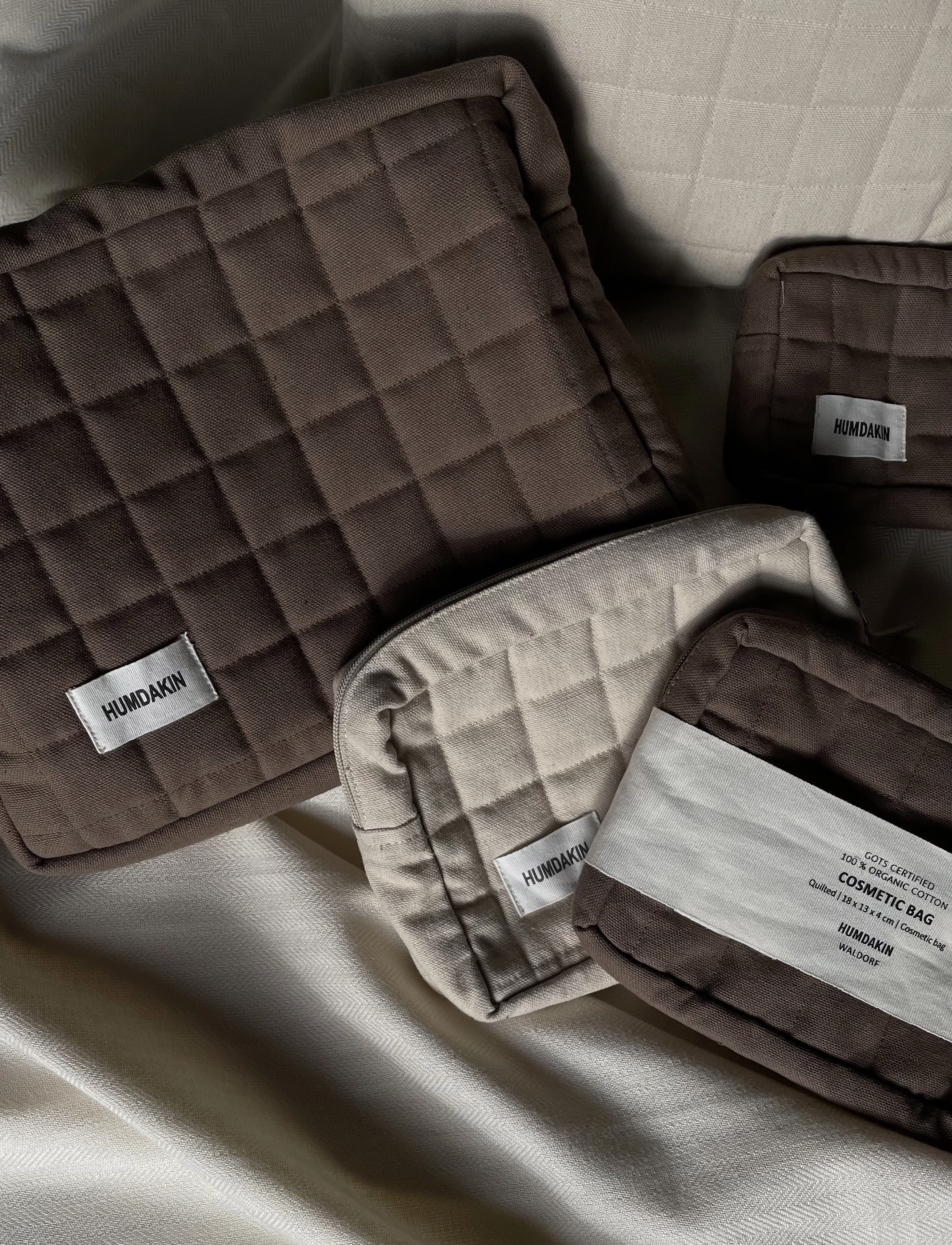 Humdakin Toiletry Bag, 20X28X11 cm, Bags, Braun - Frauen