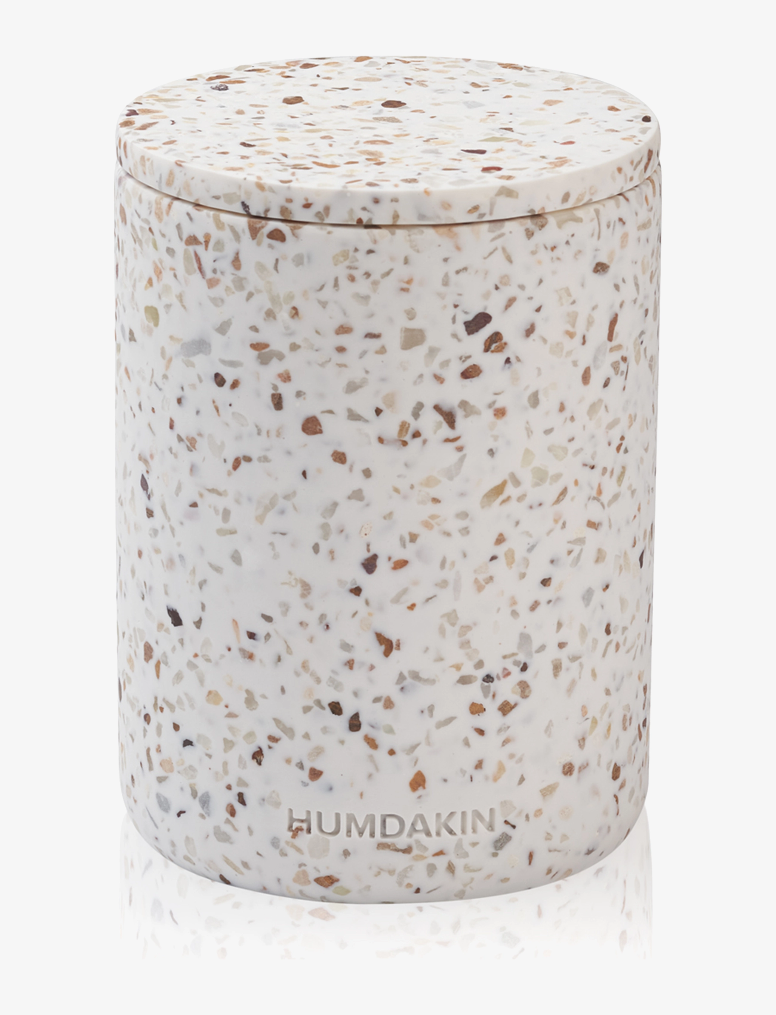 Humdakin Lucca Terrazzo Vase W. Lid, H:14 cm, Decoration, Mehrfarbig/gemustert - Vases, Homeware
