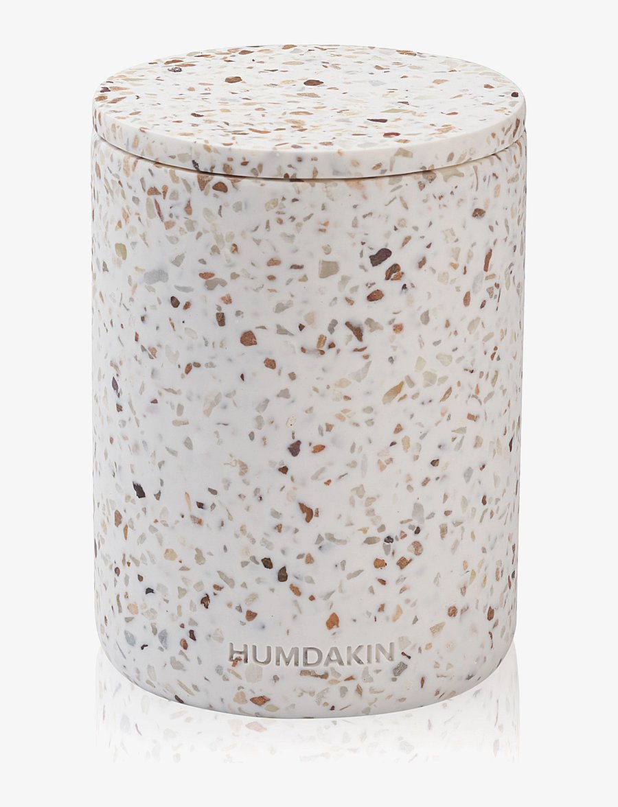 Humdakin - Lucca - Terrazzo Vase w. Lid - vasen - red/beige - 0