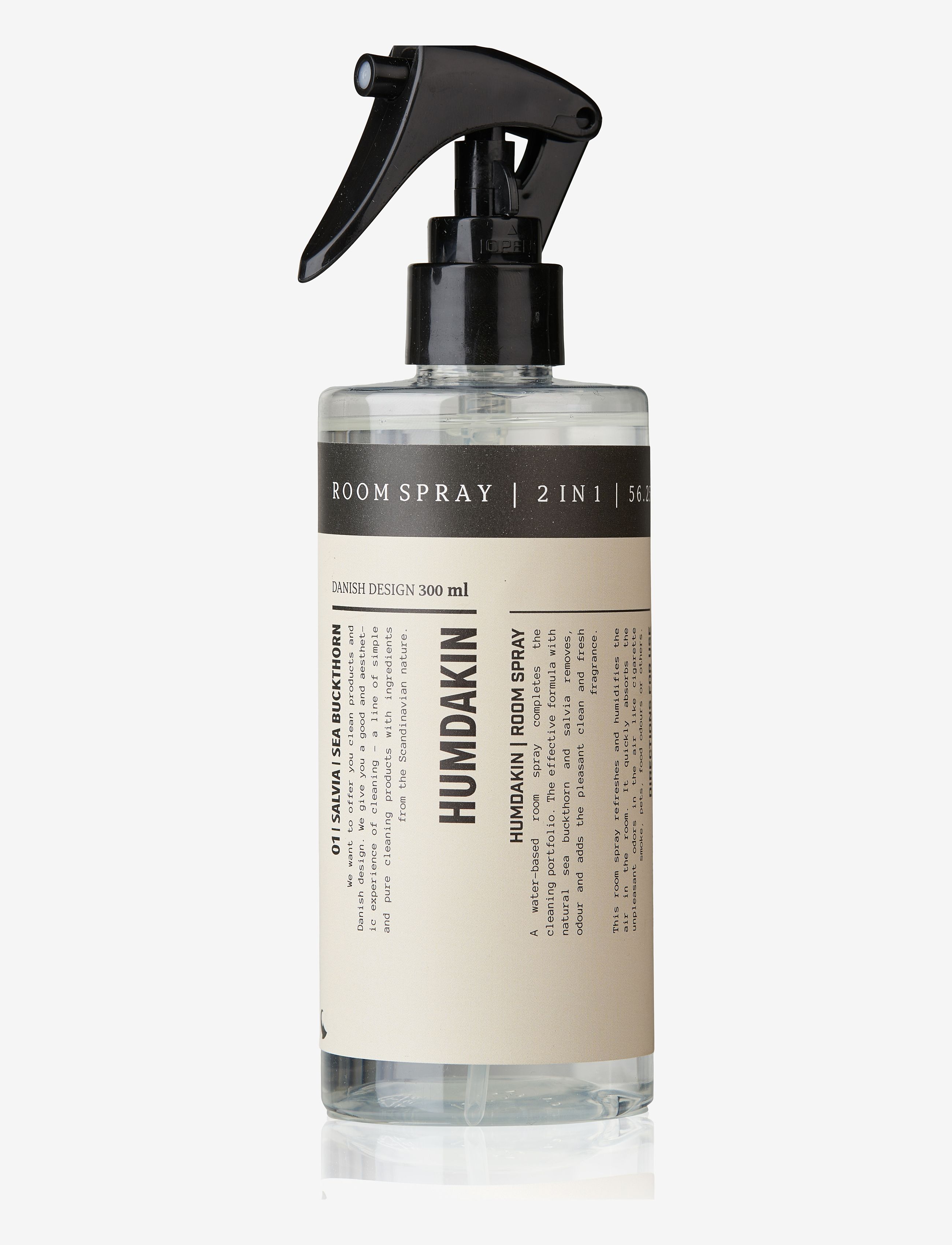 Humdakin 01 Room spray - 2-in-1 - Disk & Städ - NATURAL / clear