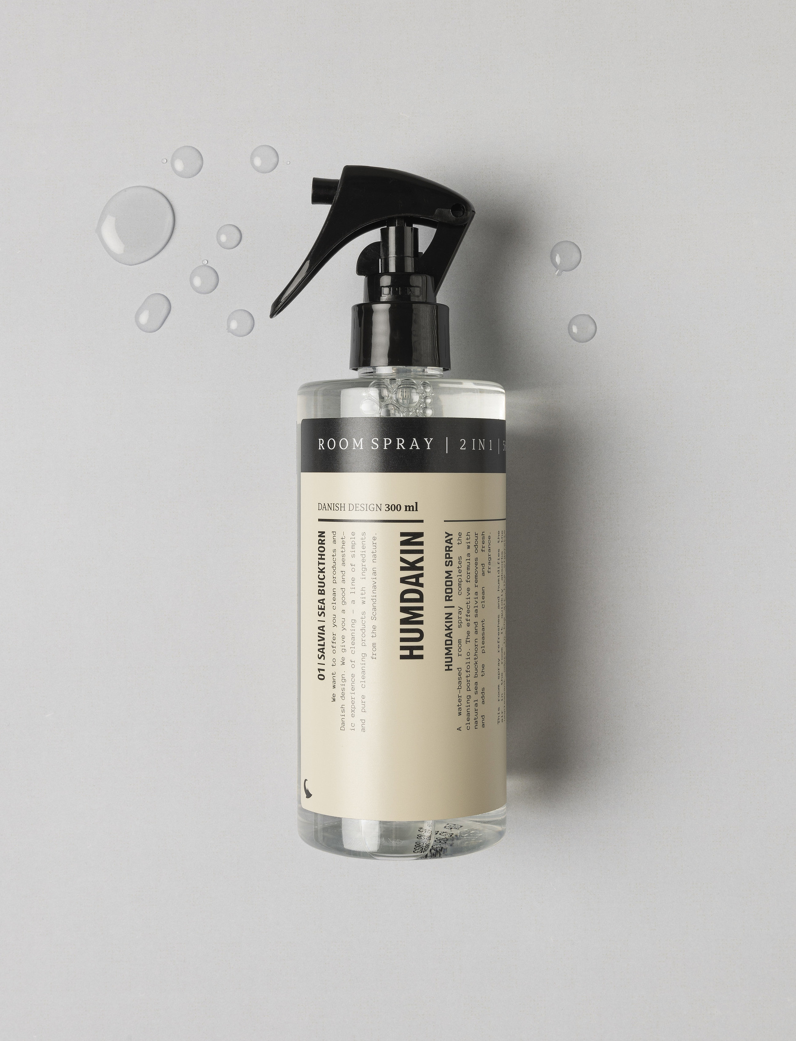 Humdakin - 01 Room spray - 2-in-1 - rengøringsprodukter - natural - 3