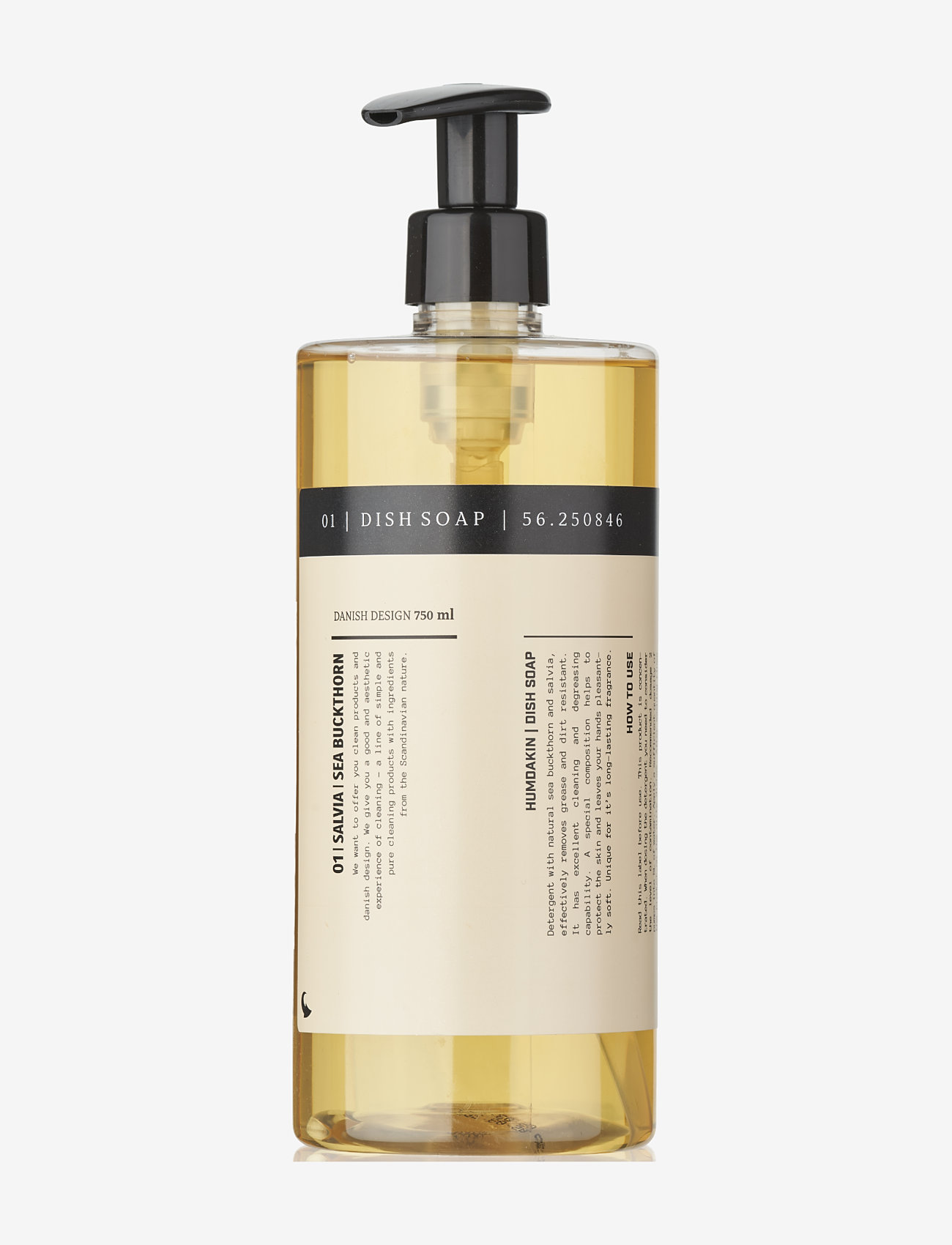 Humdakin - 01 Dish Soap - Salvia & Sea Bucktho - diskmedel - natural - 1